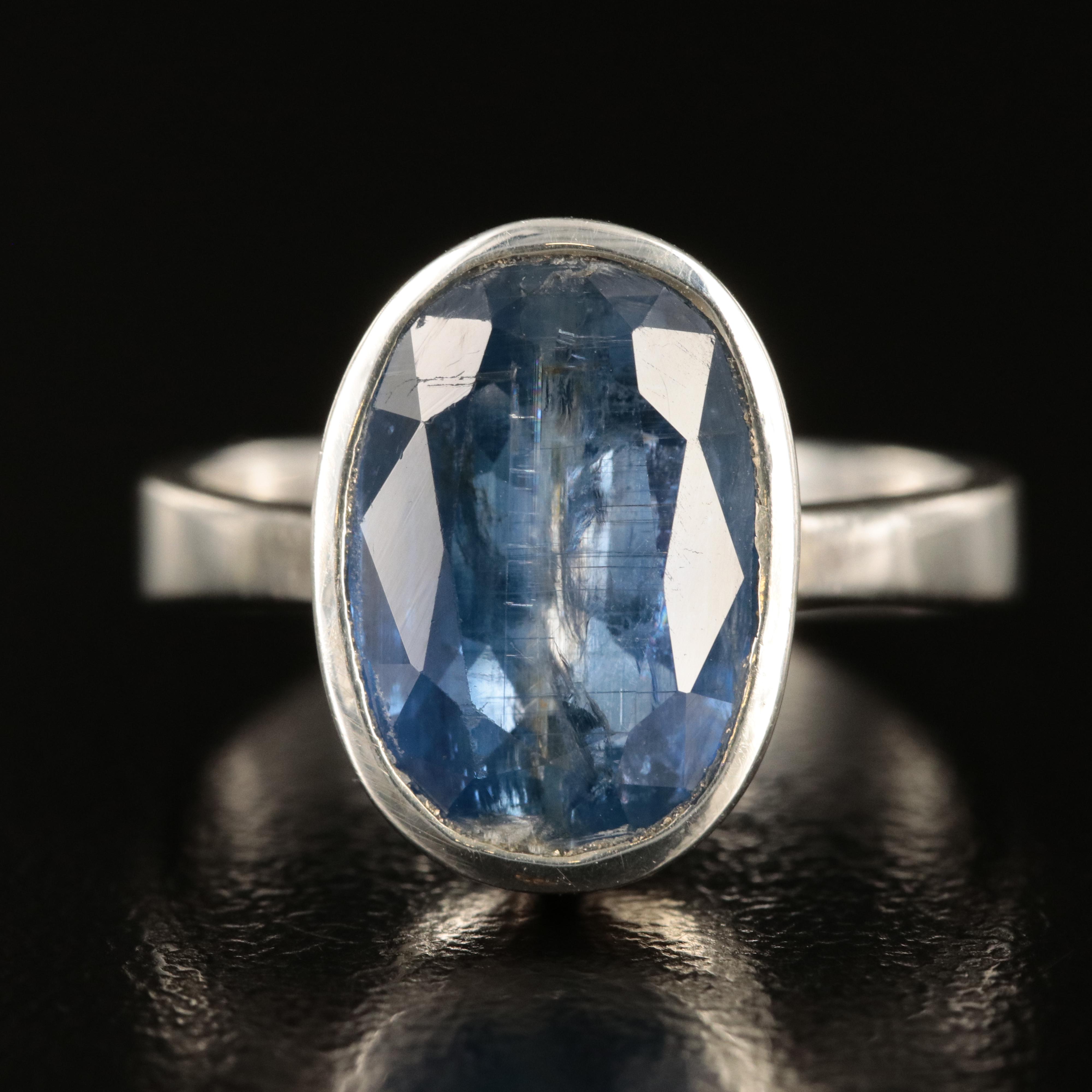 Sterling Kyanite Ring