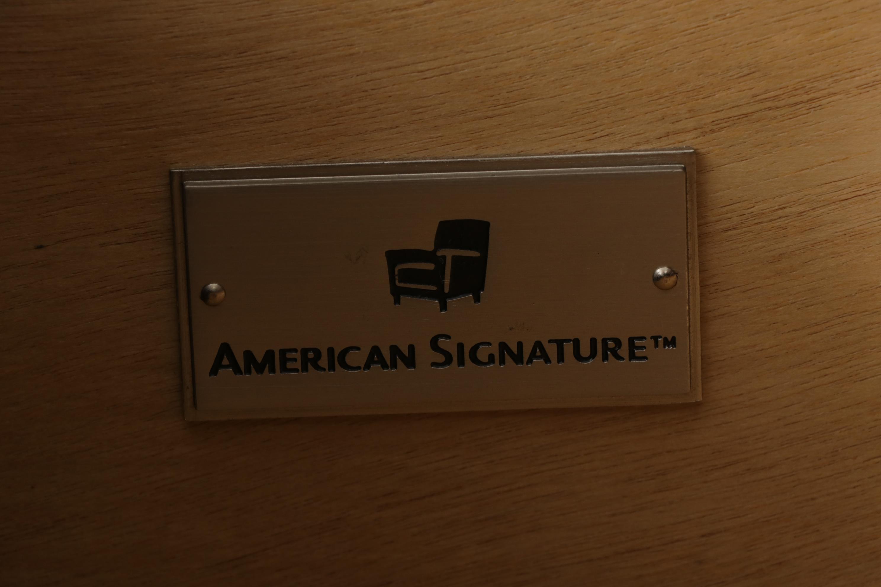 American Signature Mission Style Chest of Drawers