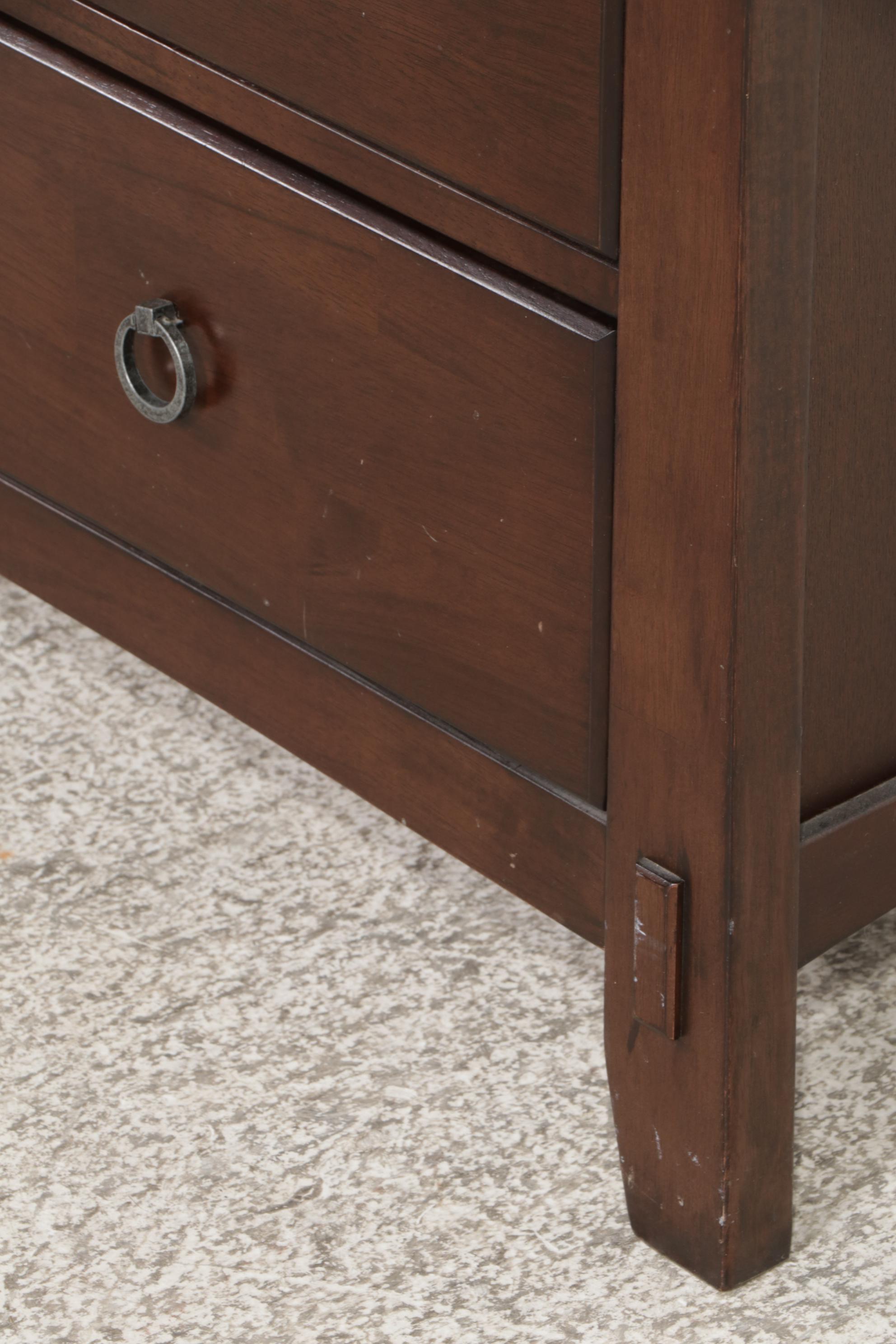 American Signature Mission Style Chest of Drawers