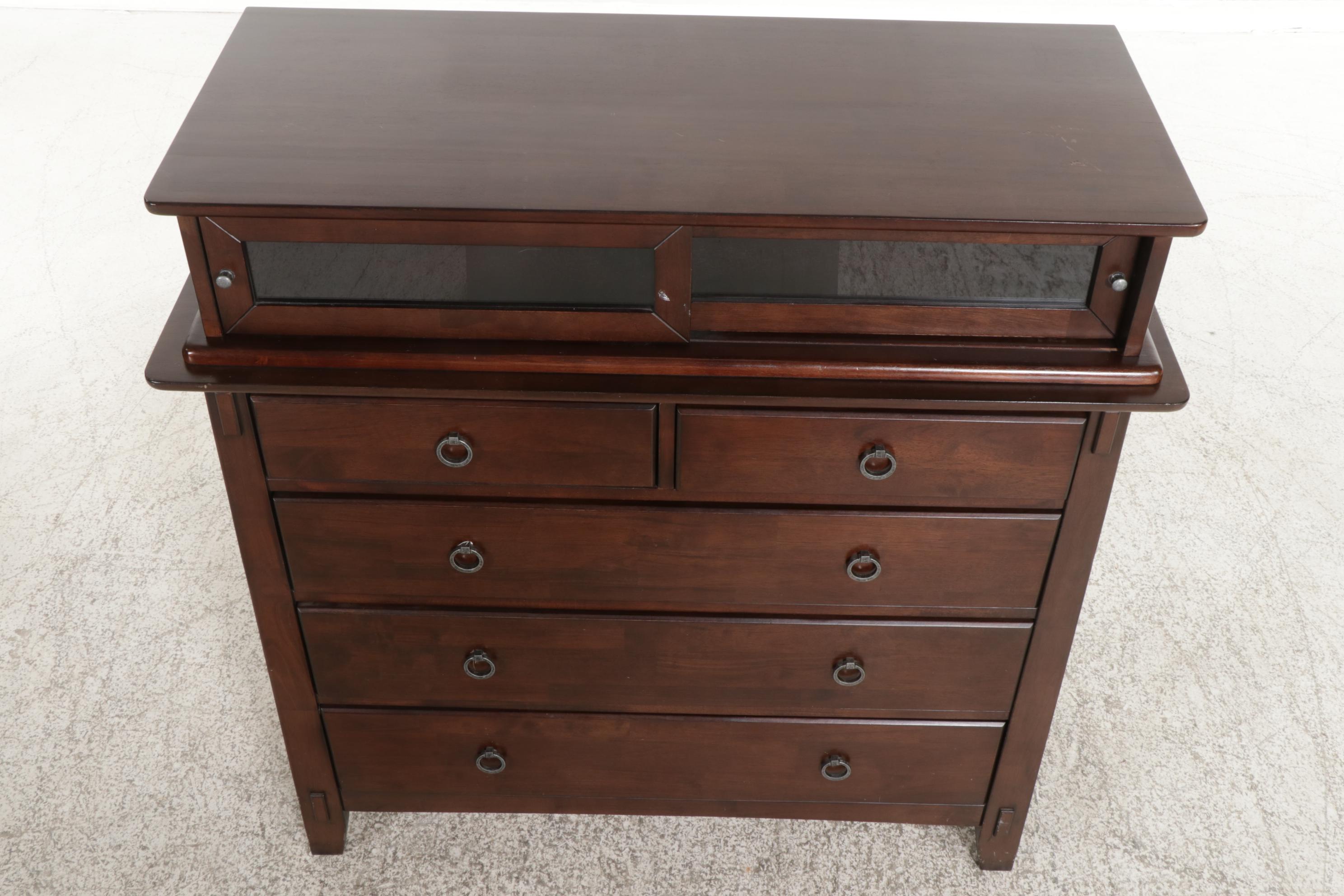 American Signature Mission Style Chest of Drawers