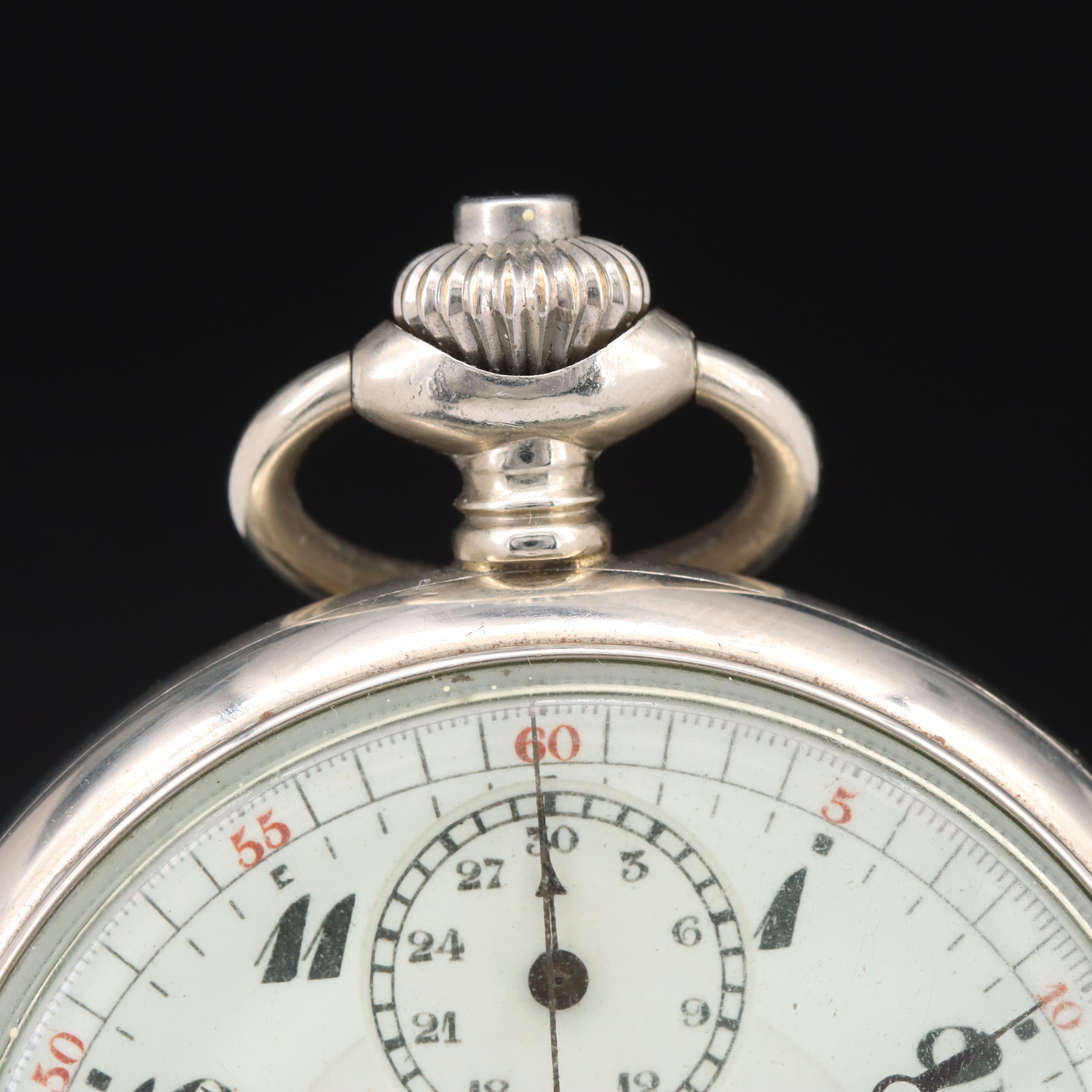 Alpina Swiss Chronograph Pocket Watch