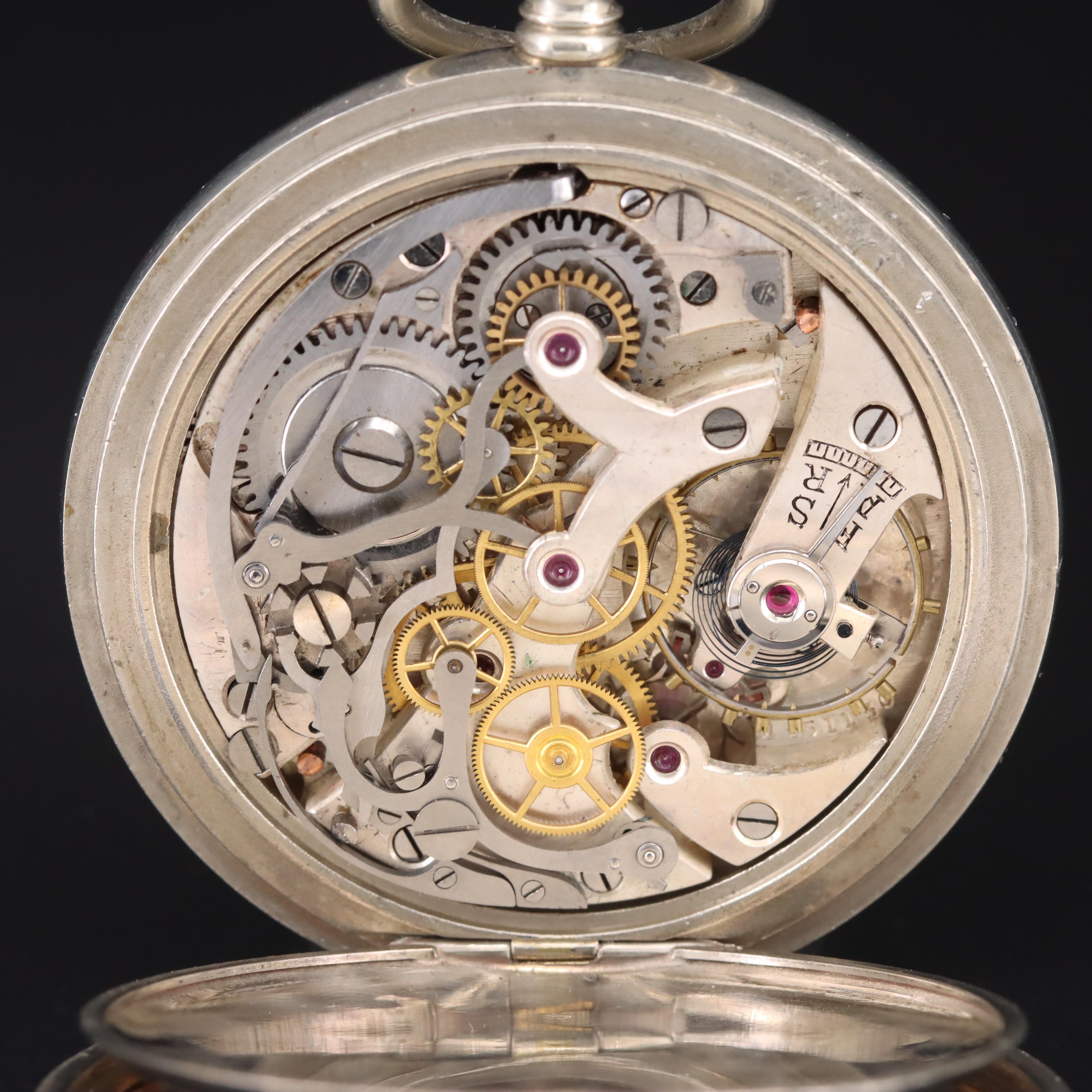 Alpina Swiss Chronograph Pocket Watch