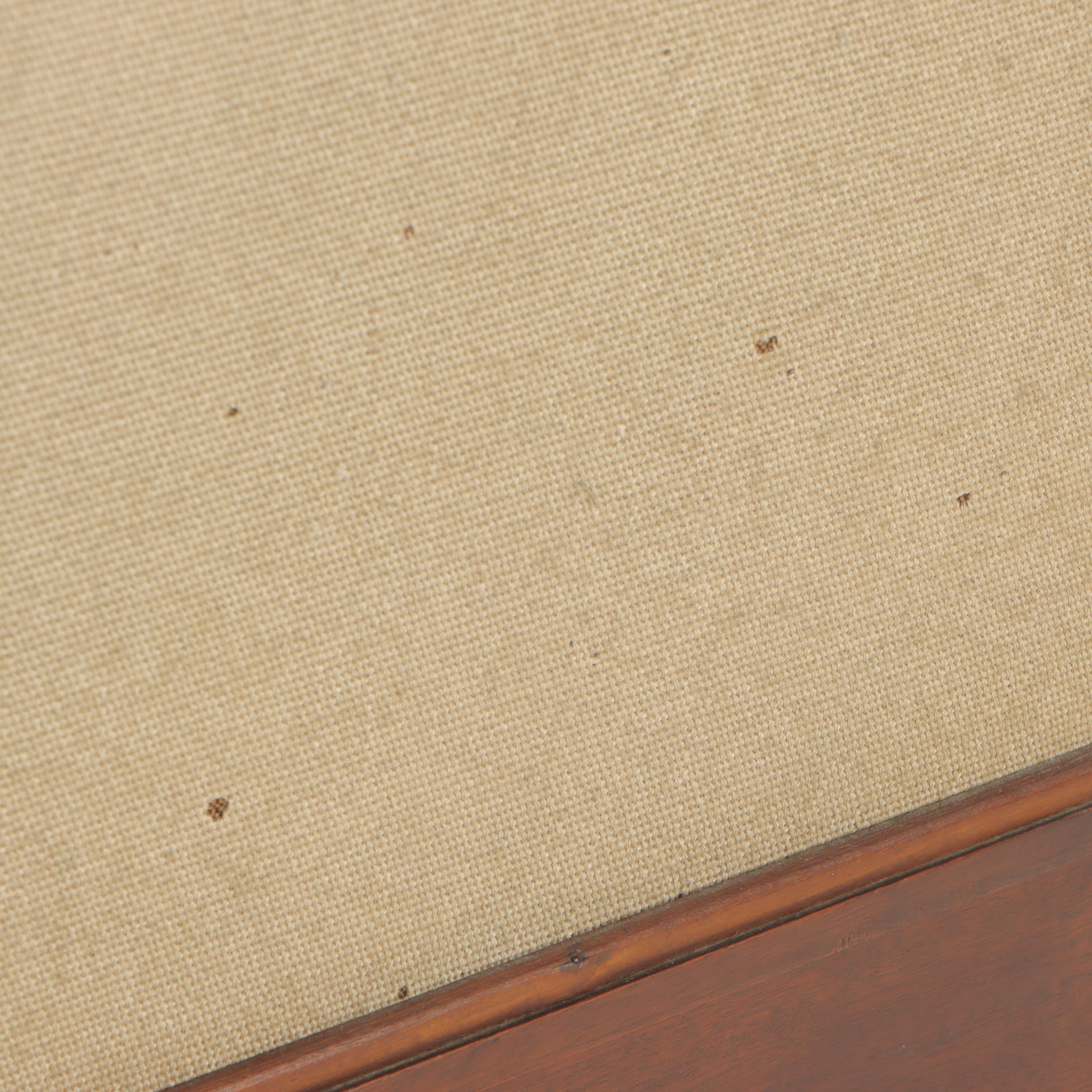 Victorian Eastlake Style Walnut, Mahogany and Needlepoint Fire Screen, 19th C