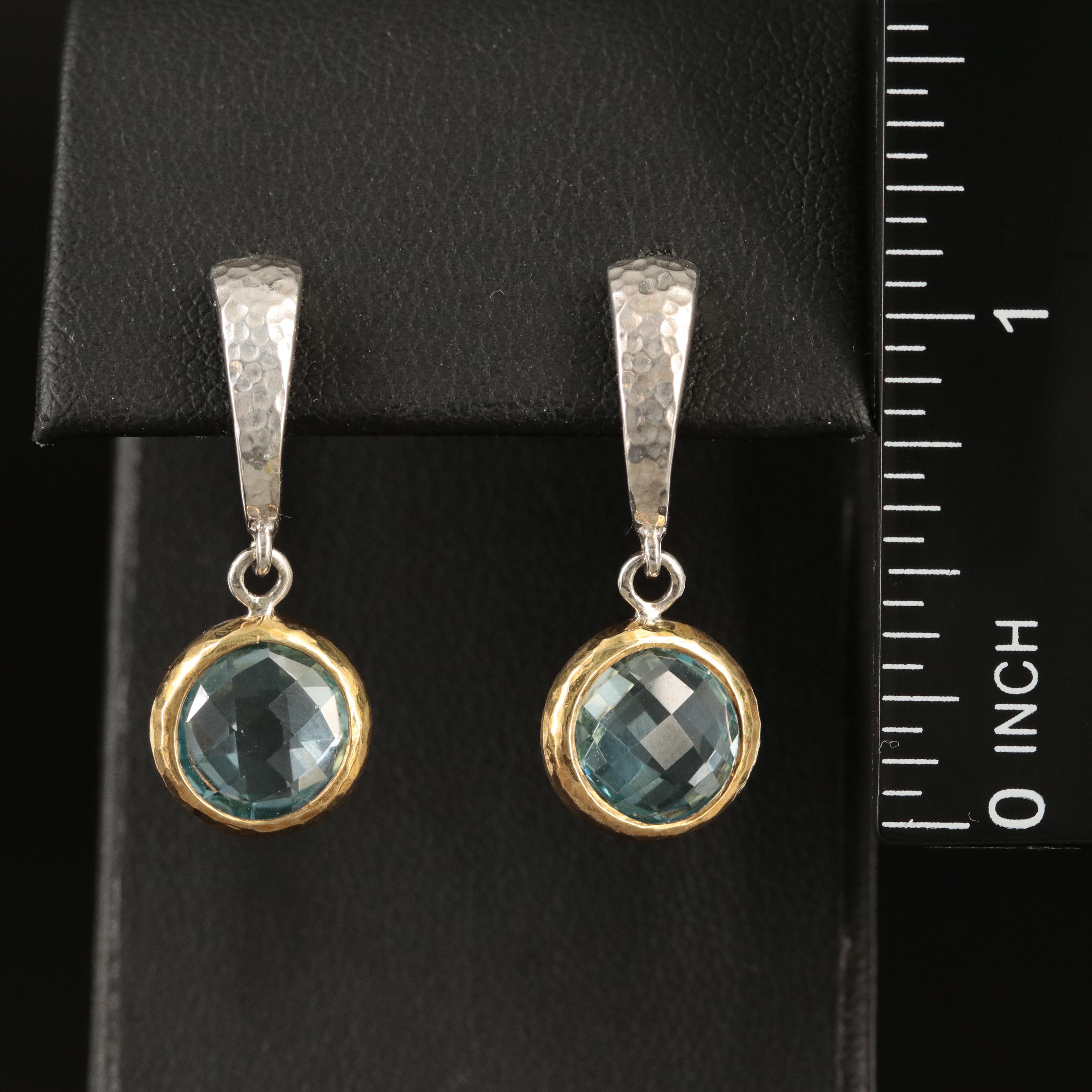 Gurhan Sterling Topaz Earrings