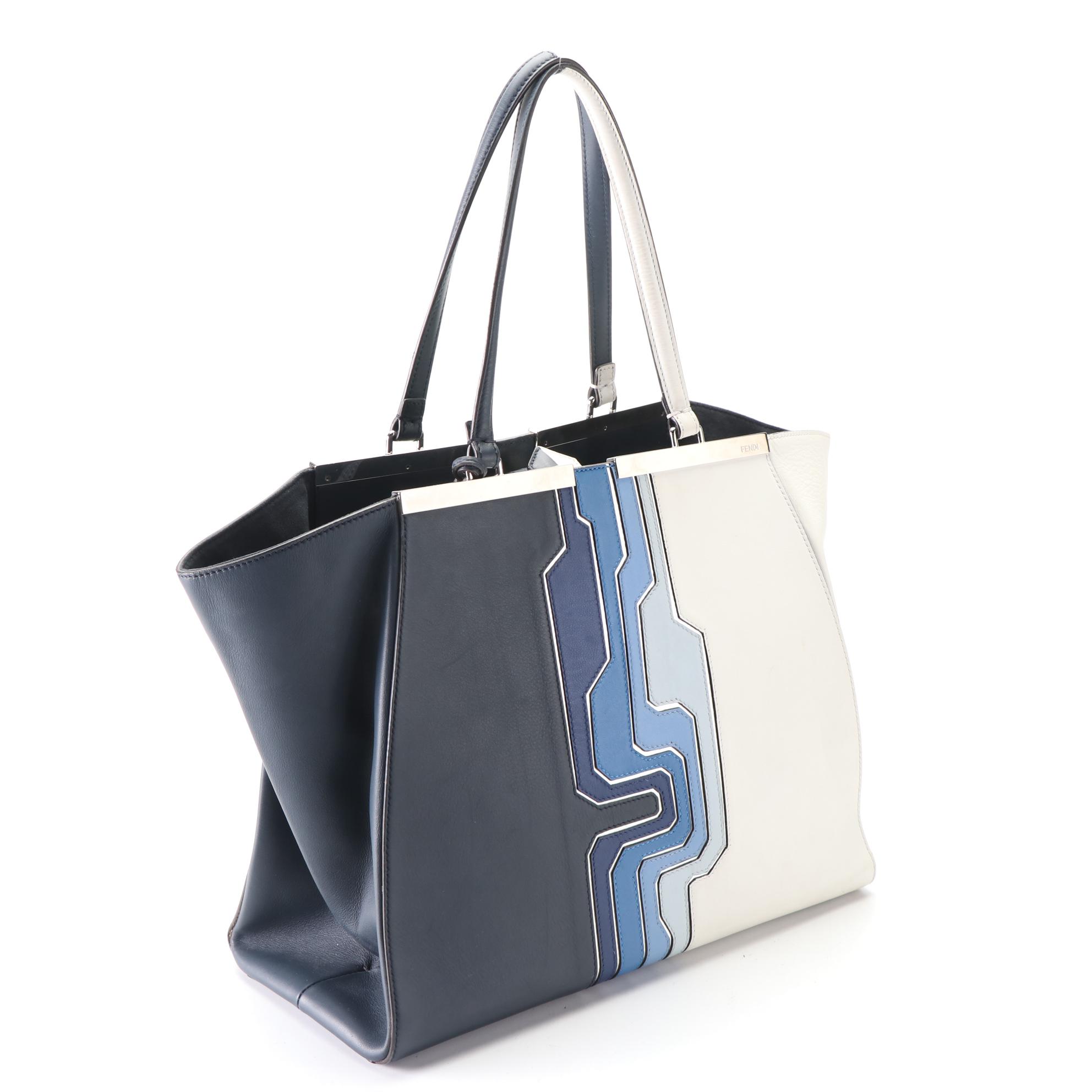 Fendi Circuit Large 3Jours Tote Bag in Multicolor Leather