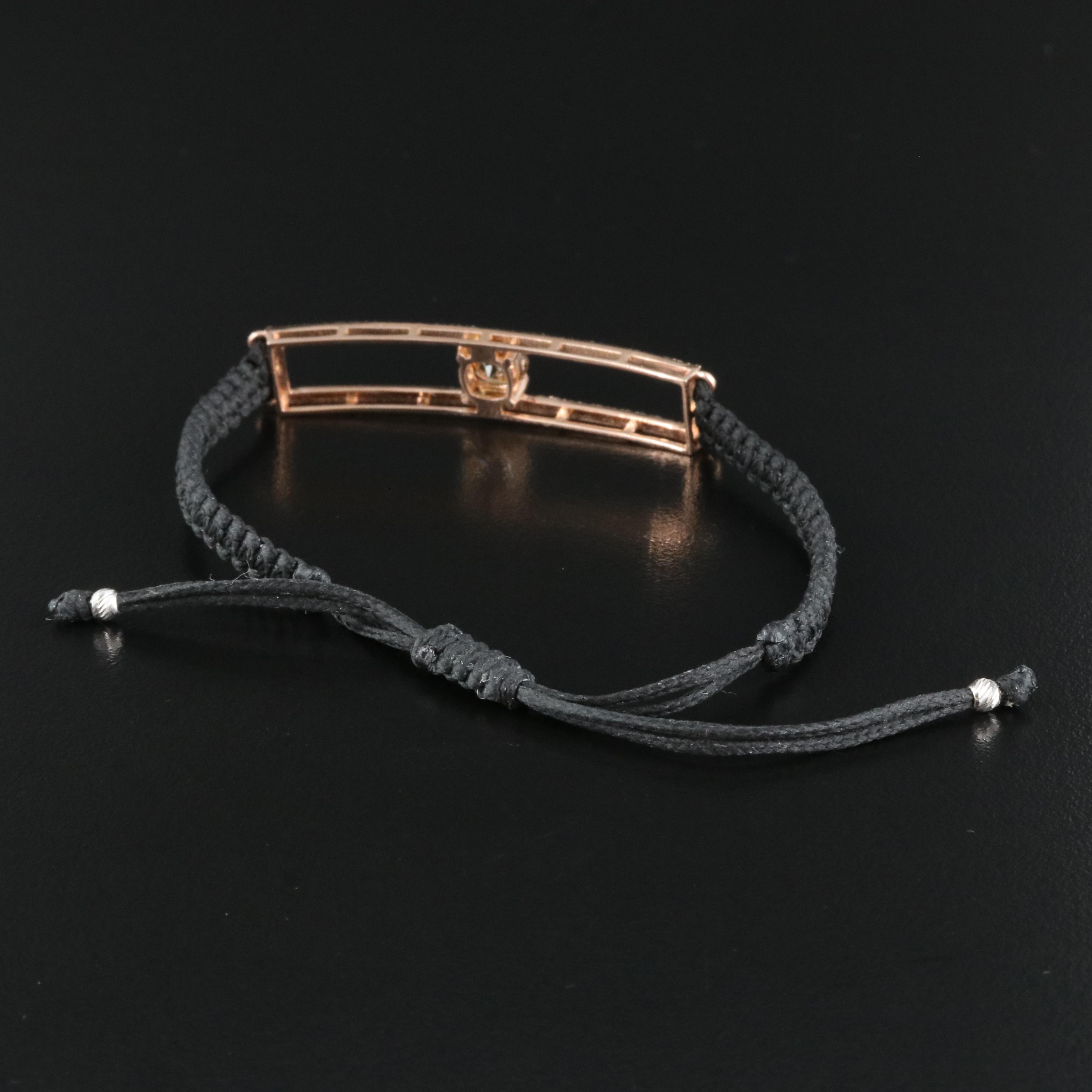 14K Rose Gold 1.69 CTW Diamond Bracelet with White Gold Accents