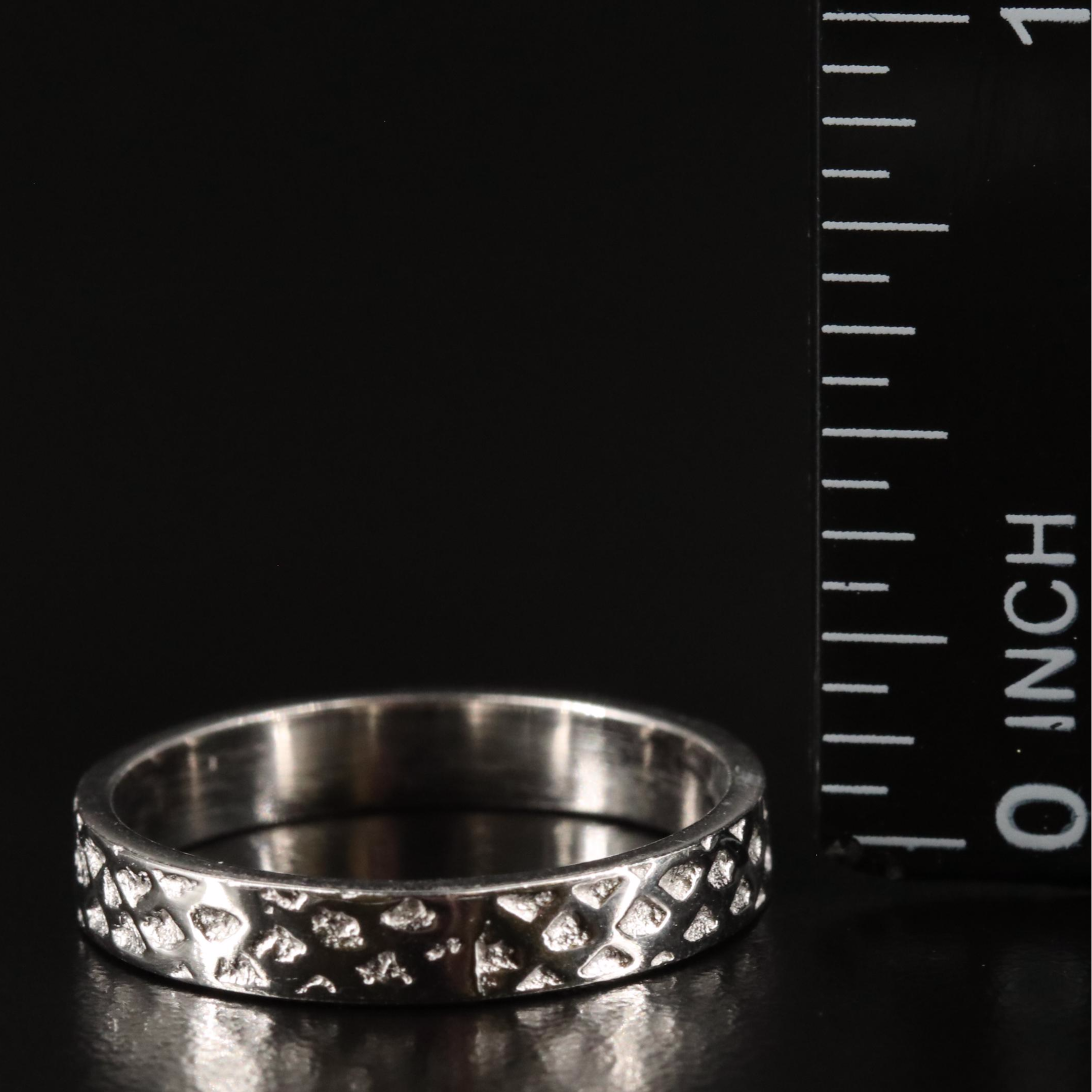 Sterling Band Ring
