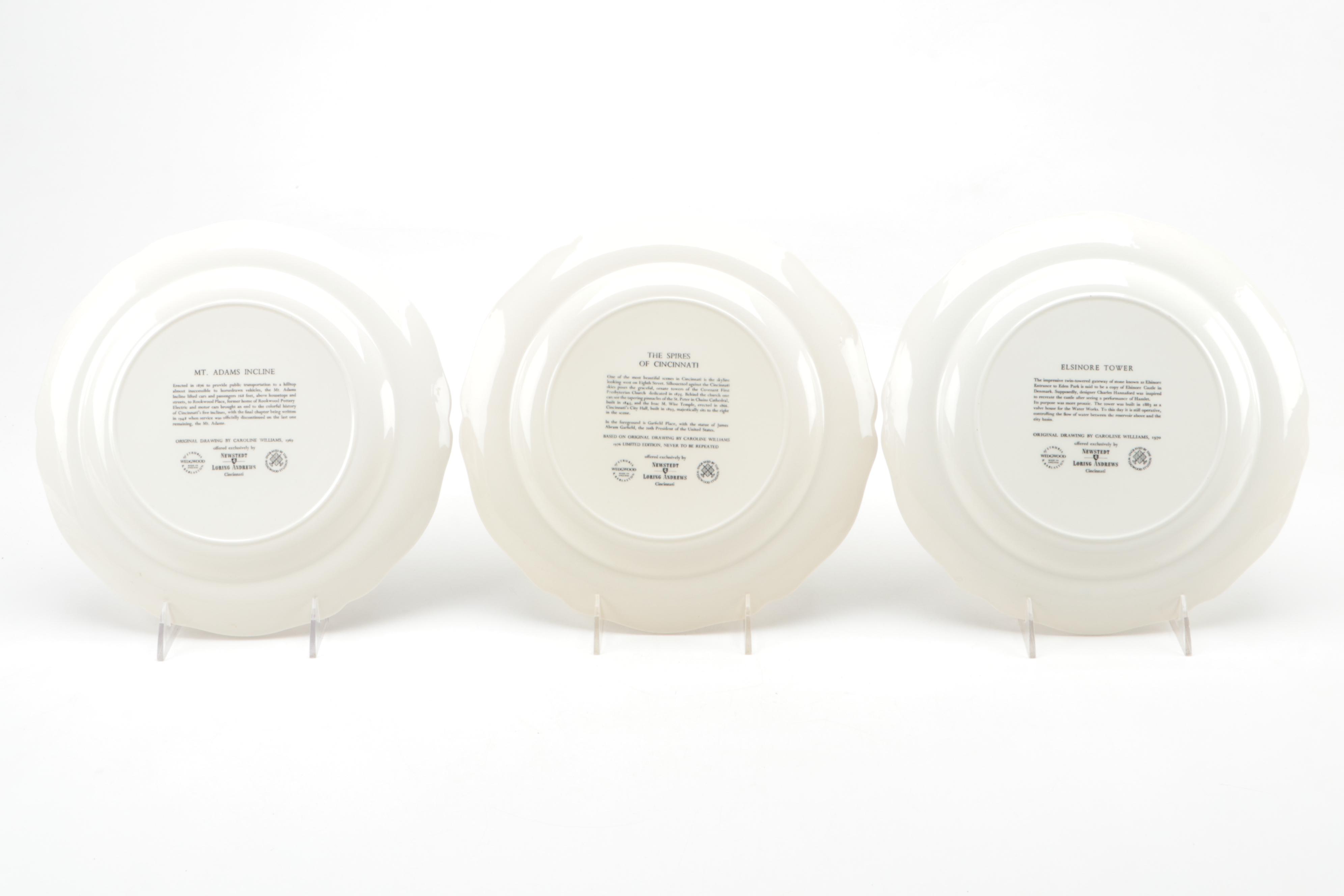 Caroline Williams for Wedgwood "Scenes of Cincinnati" Collector Plates