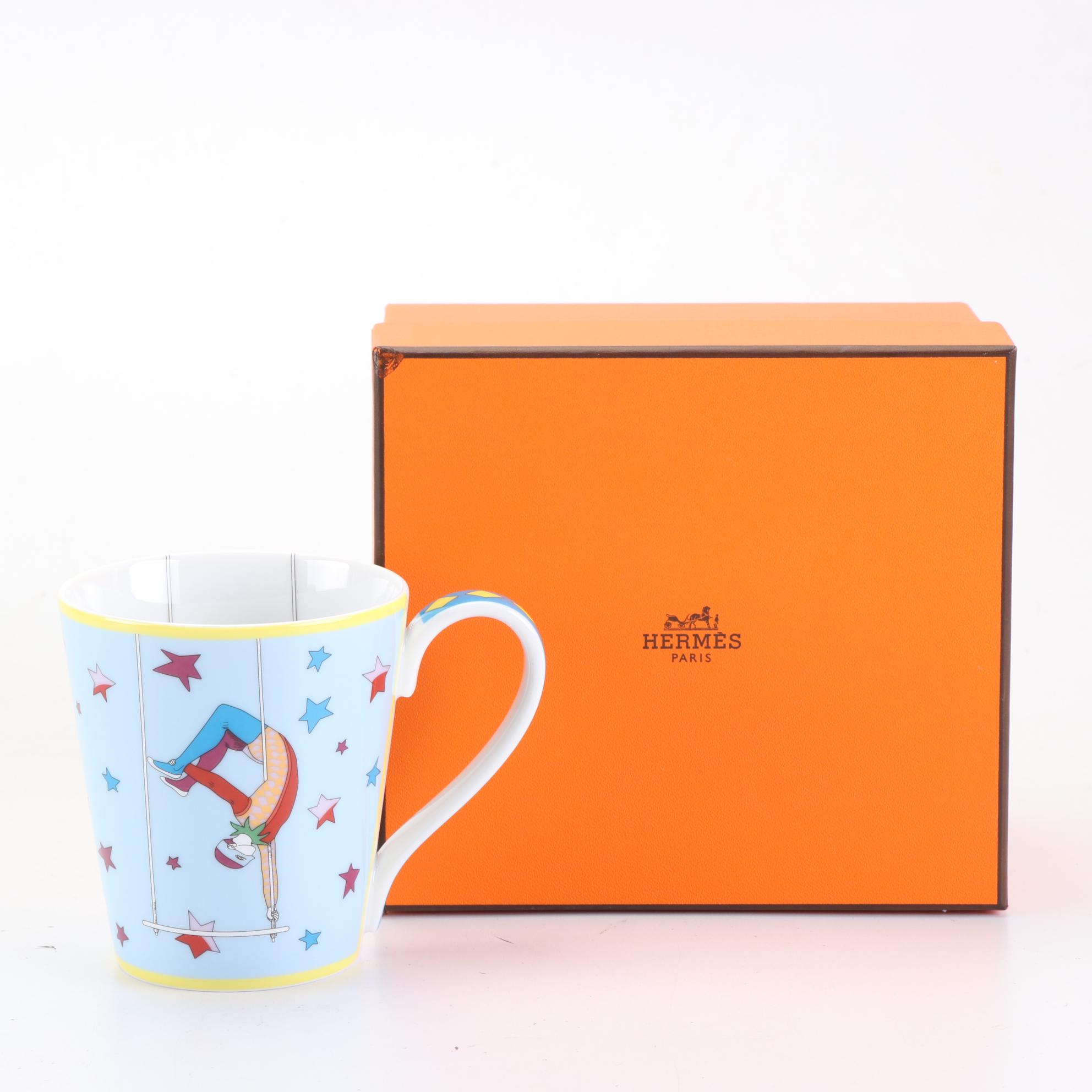 Hermès "Circus" Porcelain Mug