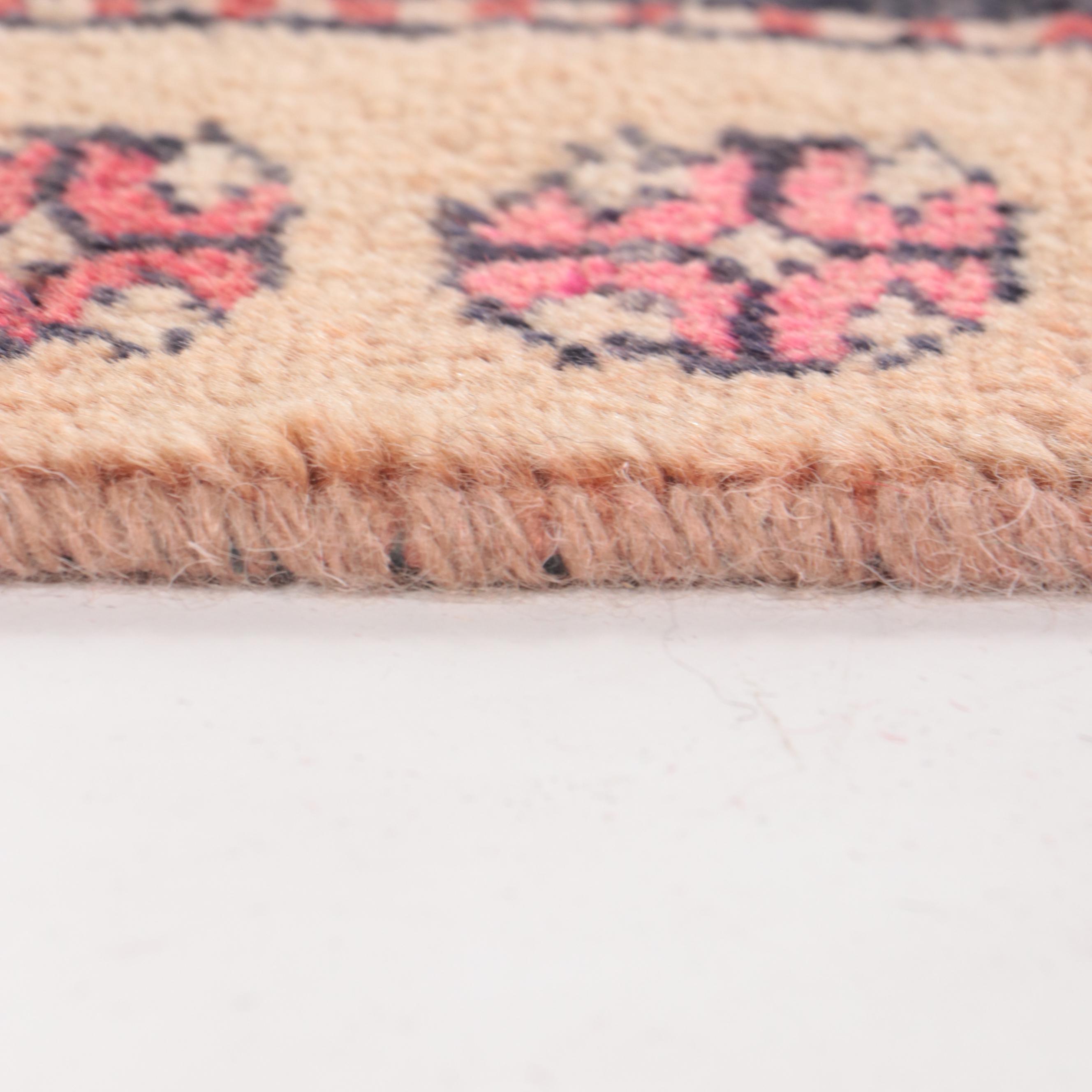 2'10 x 9' Hand-Knotted Persian Quchan Carpet Runner