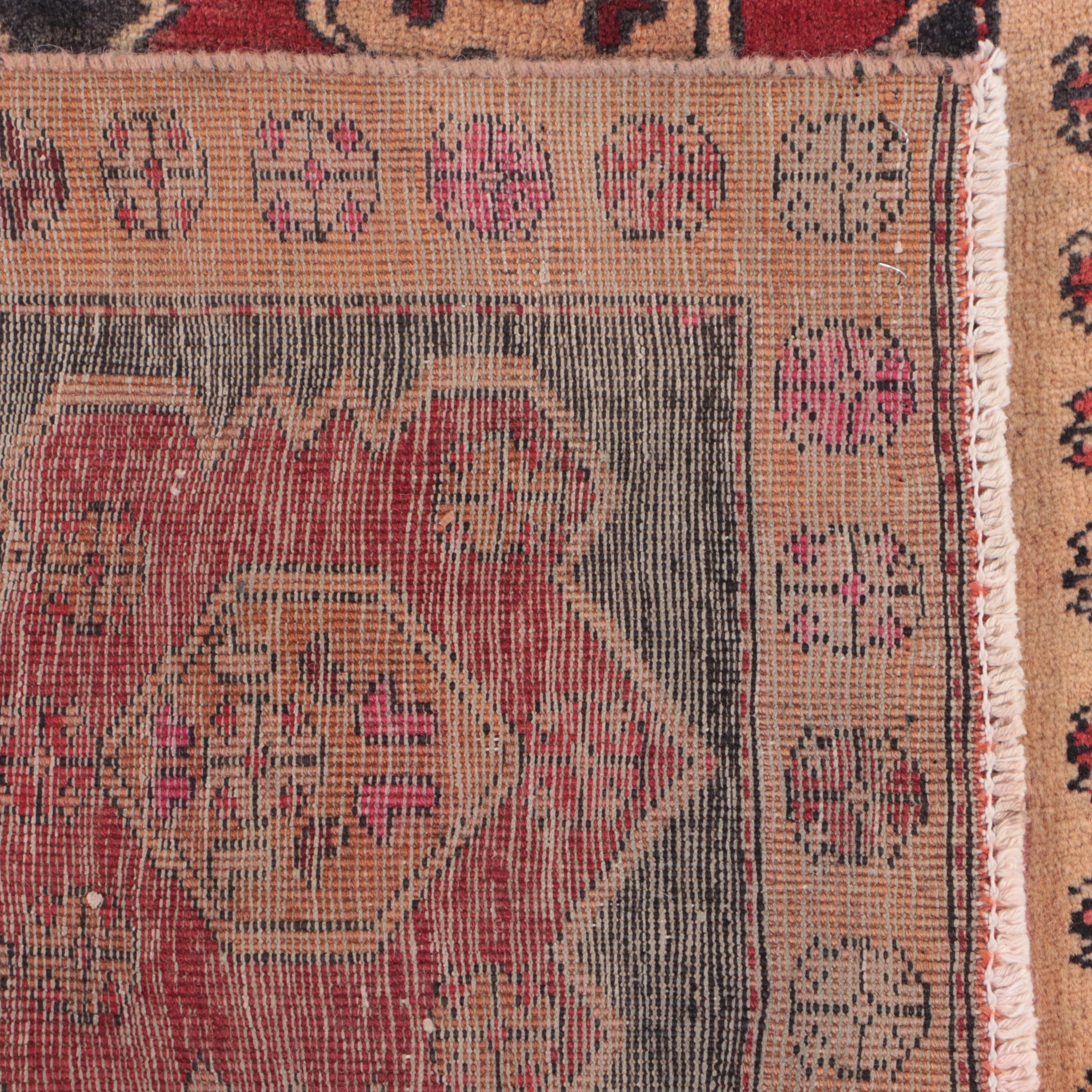 2'10 x 9' Hand-Knotted Persian Quchan Carpet Runner