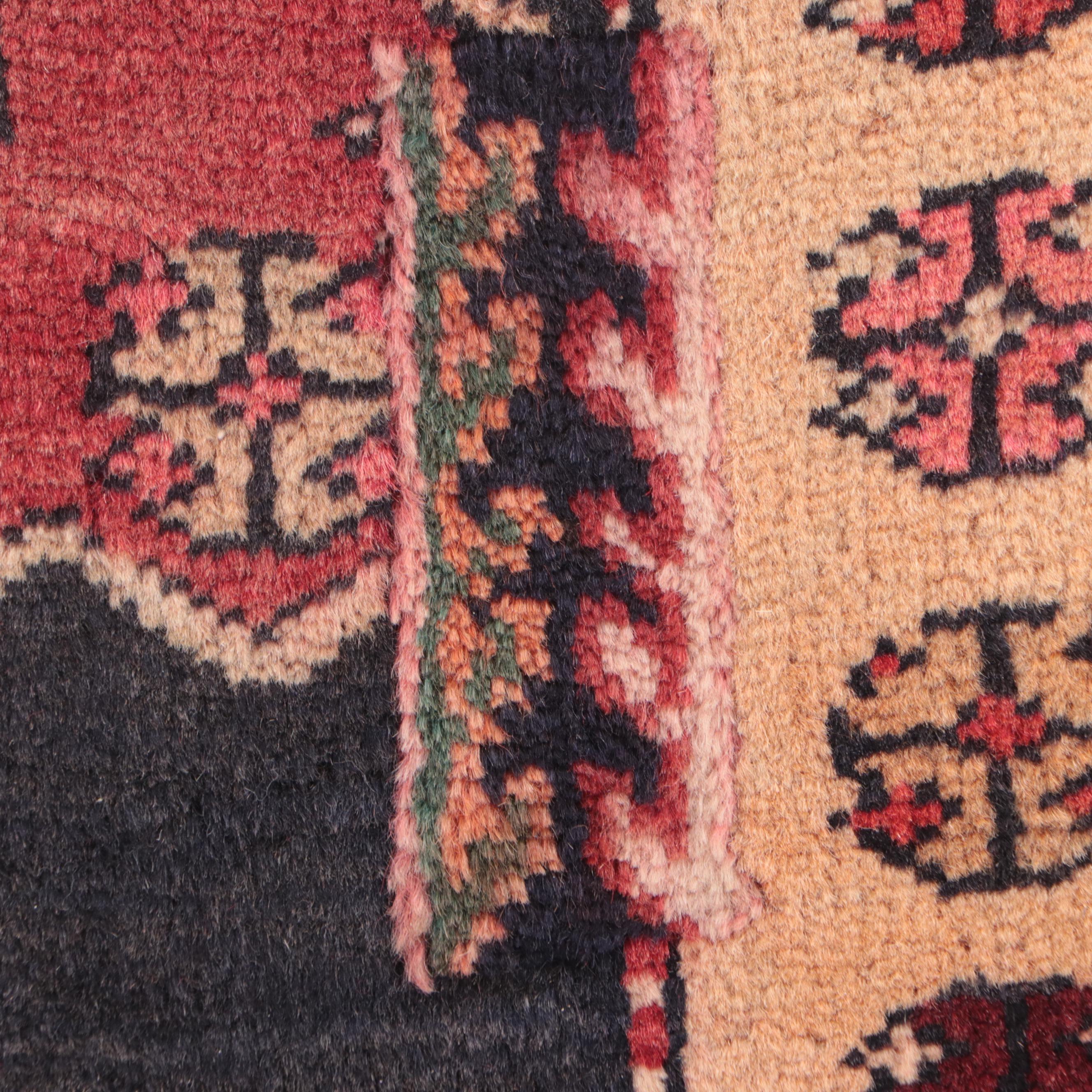 2'10 x 9' Hand-Knotted Persian Quchan Carpet Runner