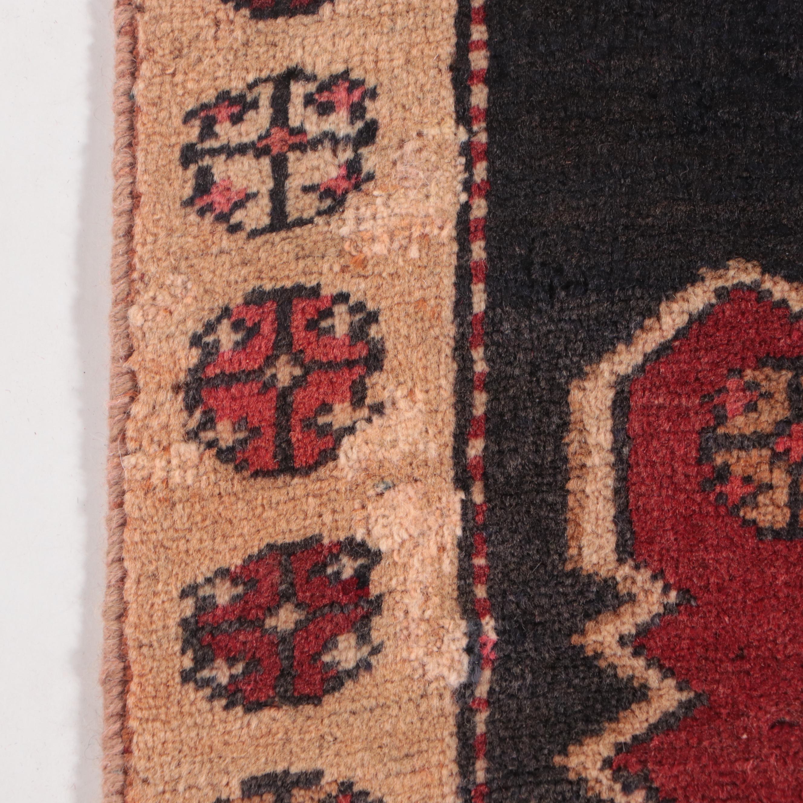 2'10 x 9' Hand-Knotted Persian Quchan Carpet Runner