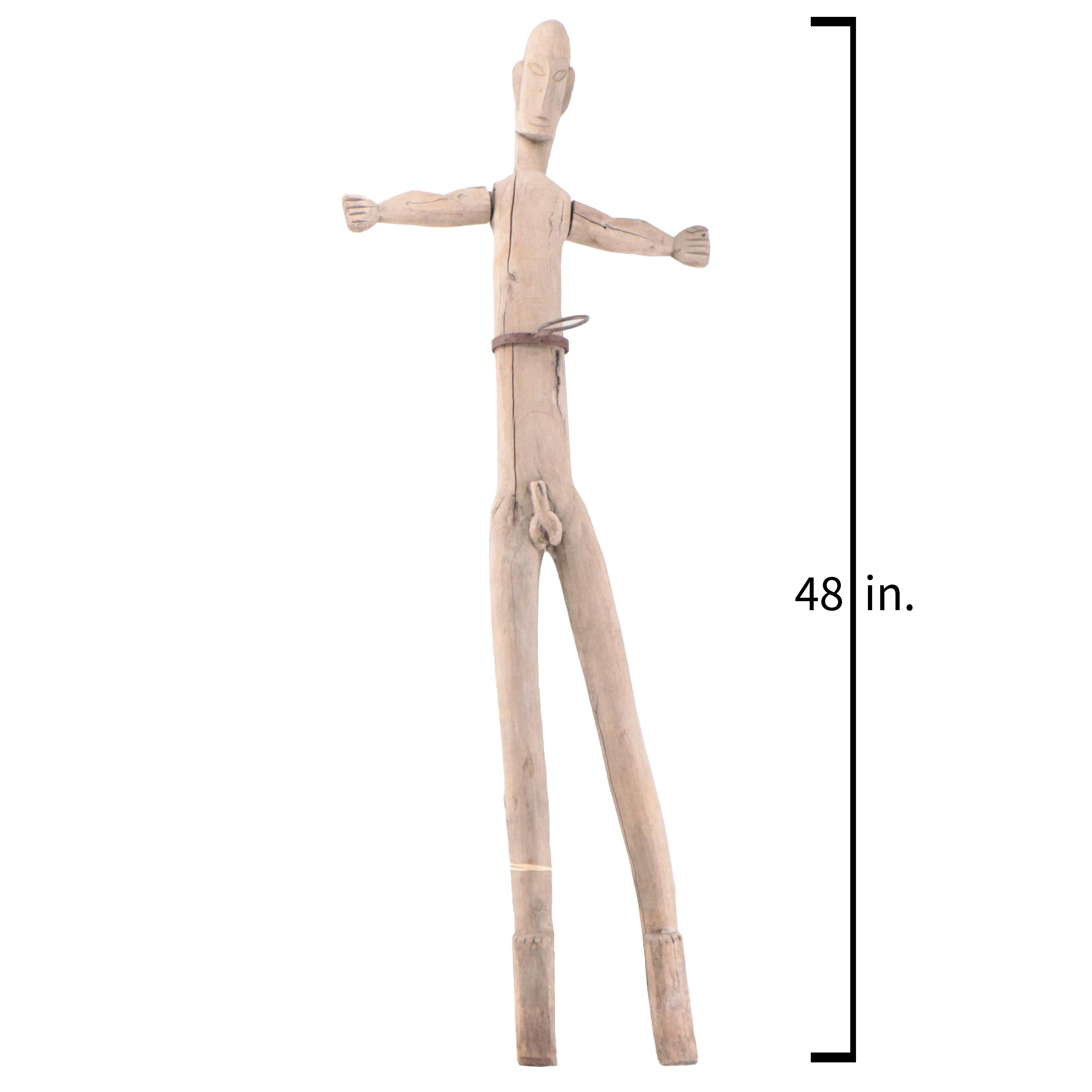 Bontoc Ifugao Pine "Dancing" Bulul Votive Holder