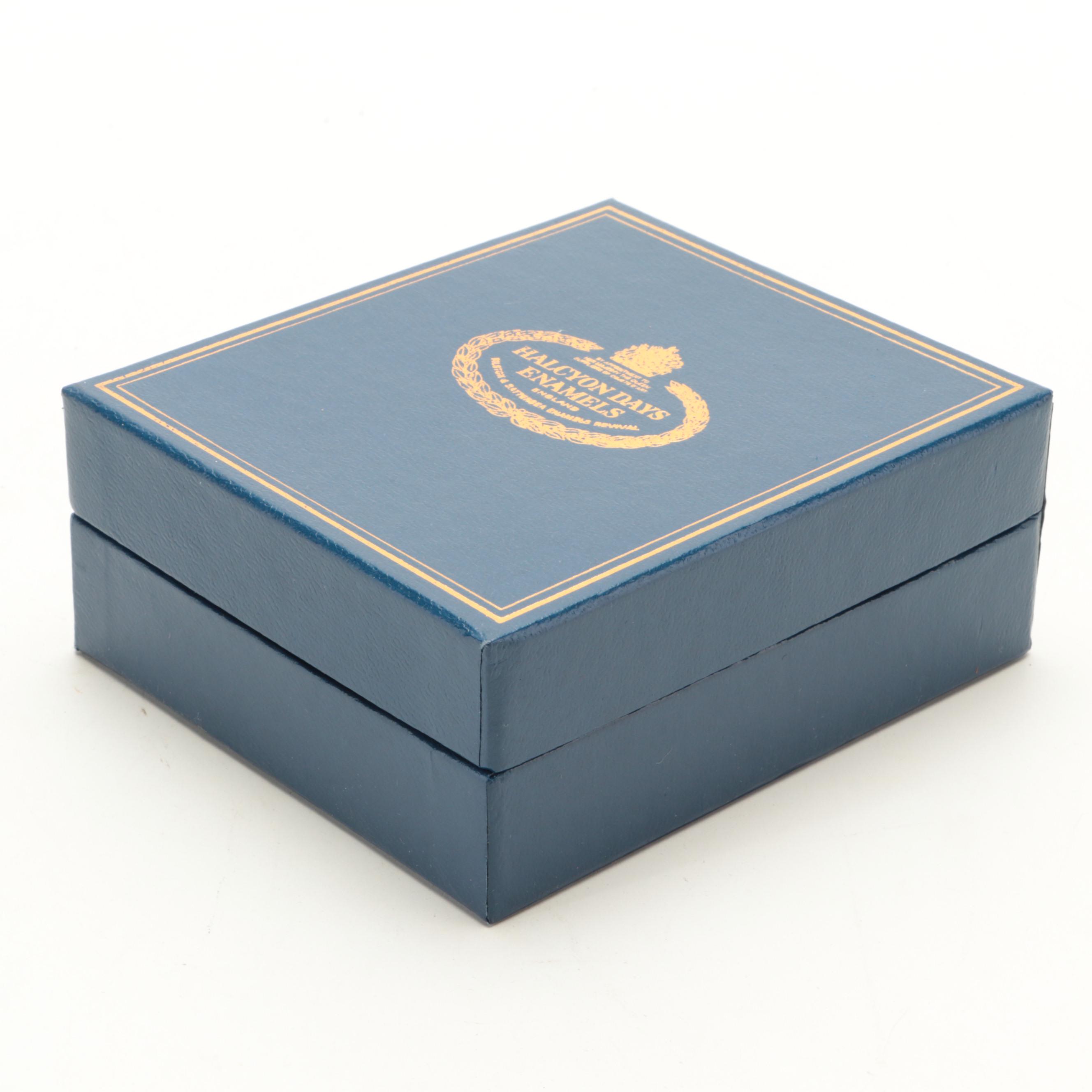 Halcyon Days Limited Edition Charles and Diana Wedding Commemorative Box, 1981