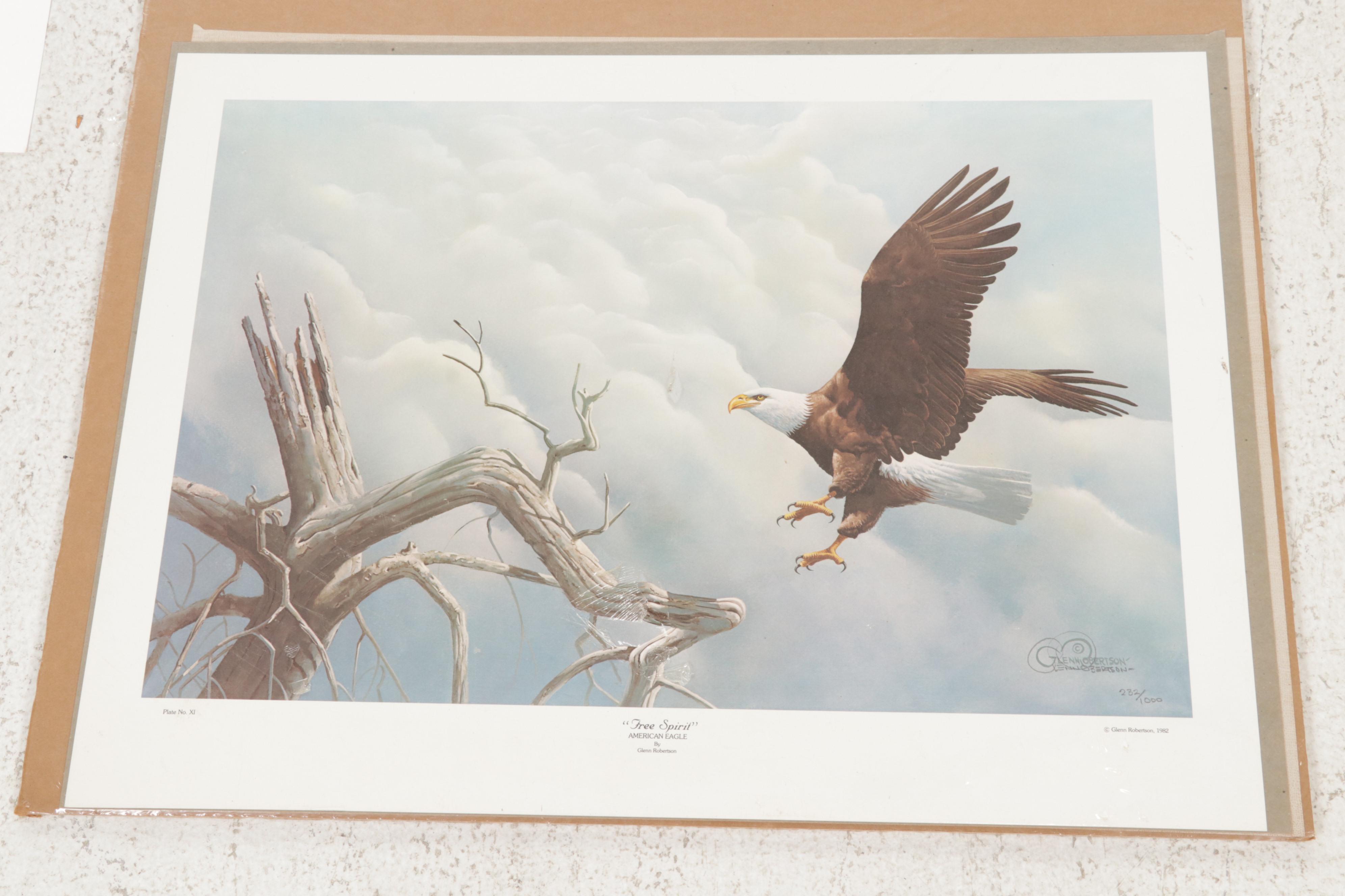 Ornithological Offset Lithograph Collection Featuring Ray Harm and Richard Sloan