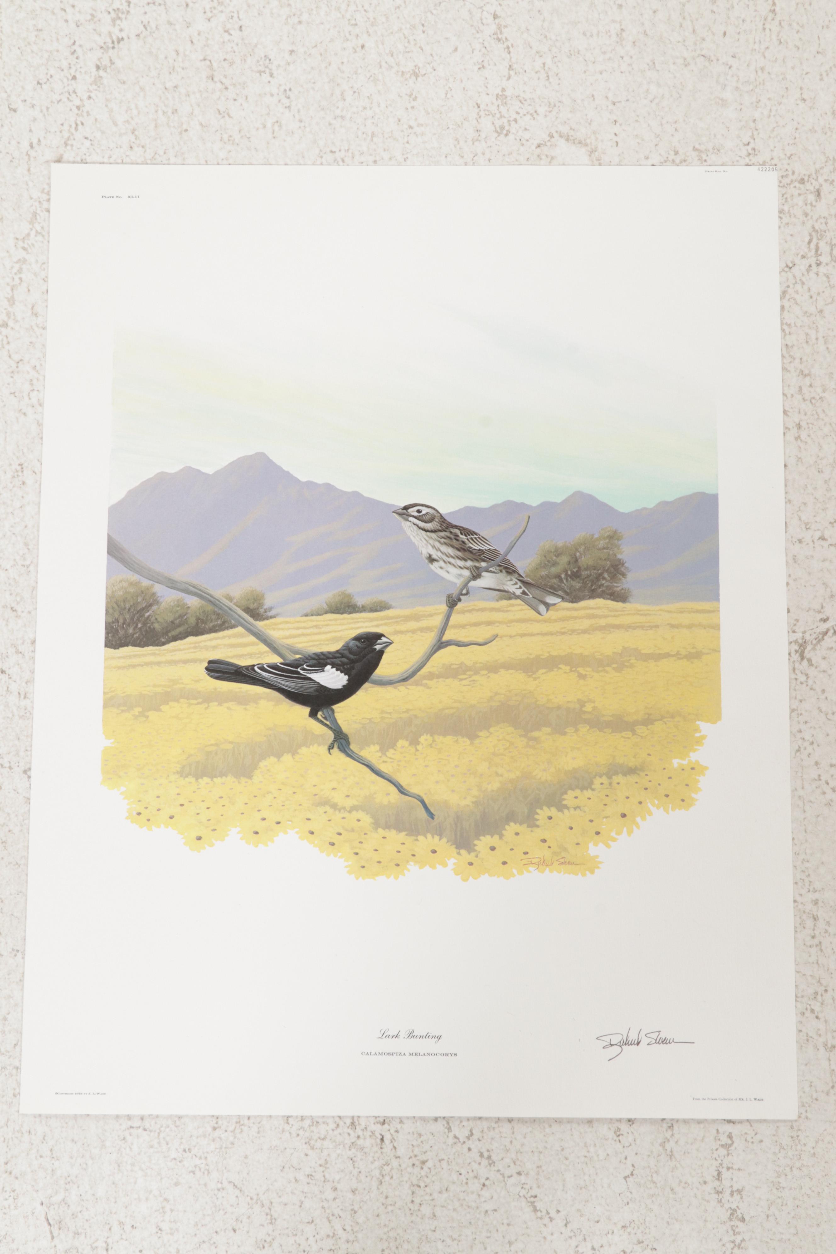 Ornithological Offset Lithograph Collection Featuring Ray Harm and Richard Sloan