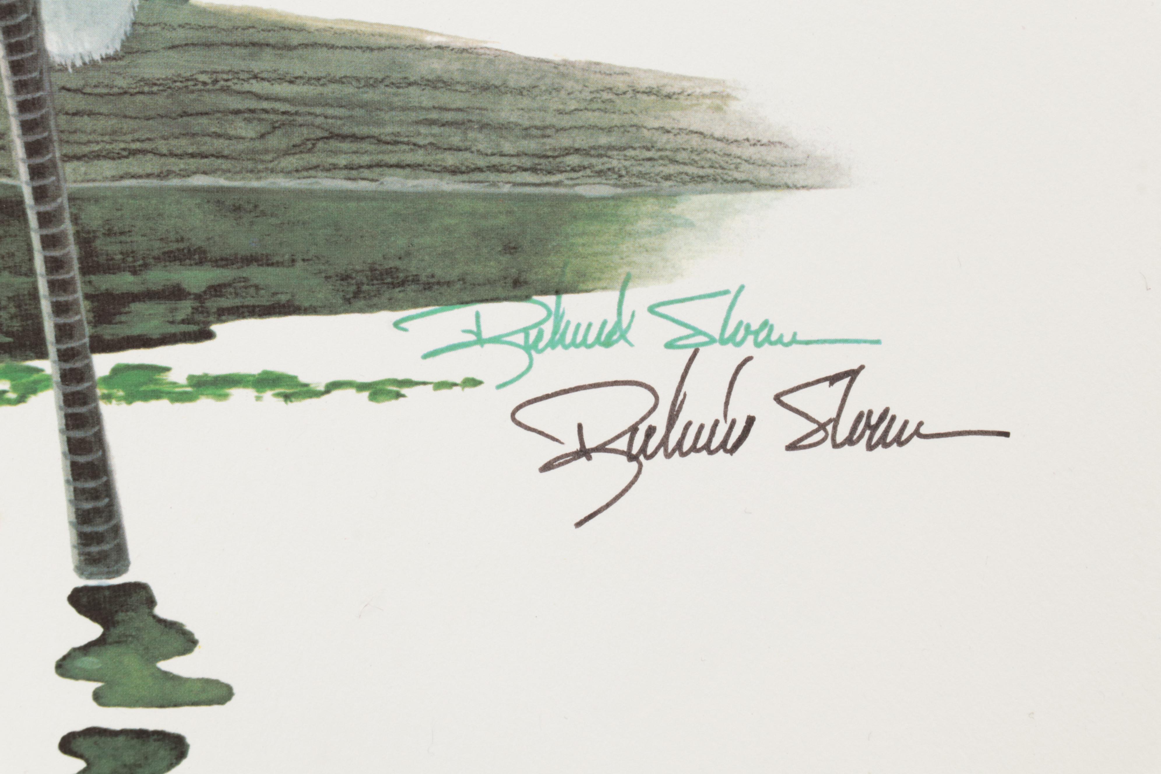 Ornithological Offset Lithograph Collection Featuring Ray Harm and Richard Sloan