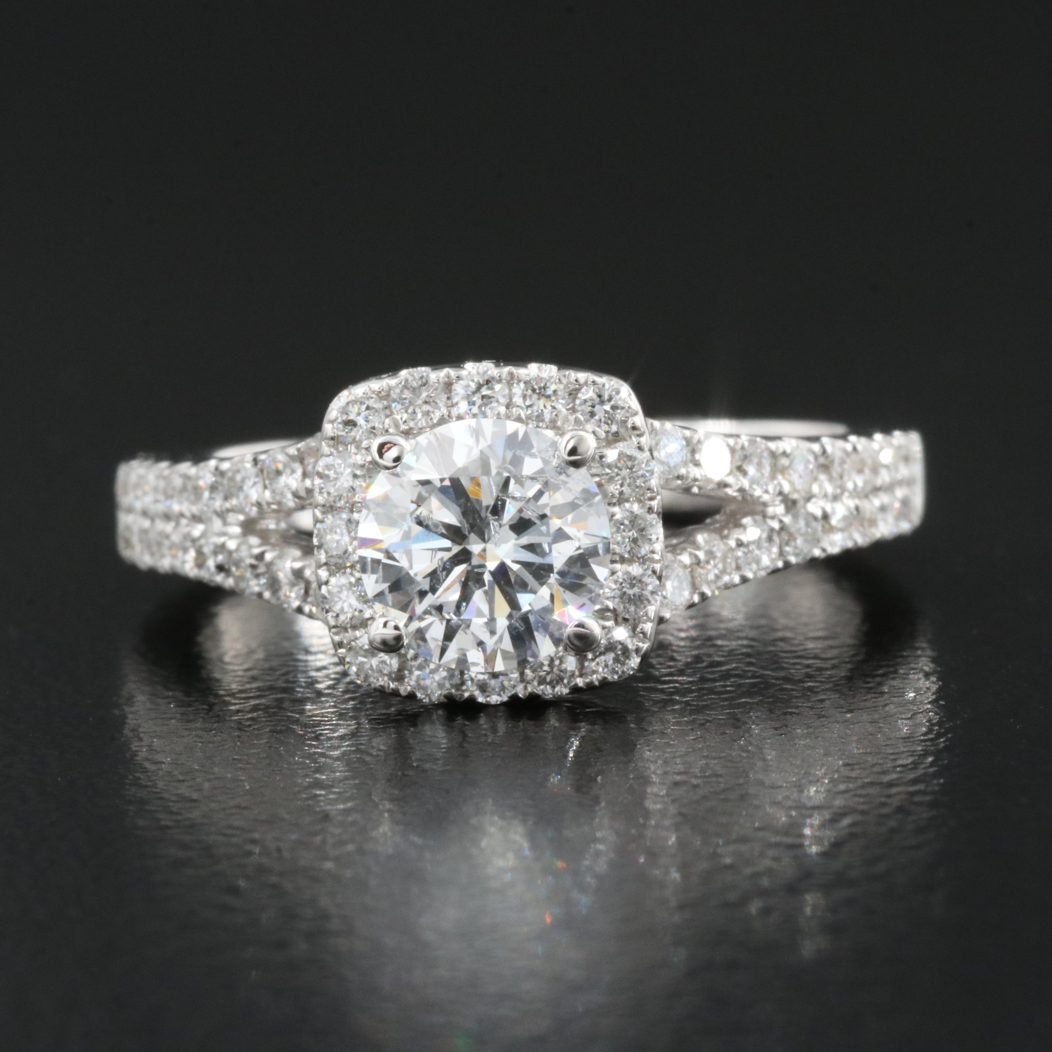14K 1.35 CTW Lab Grown Diamond Ring