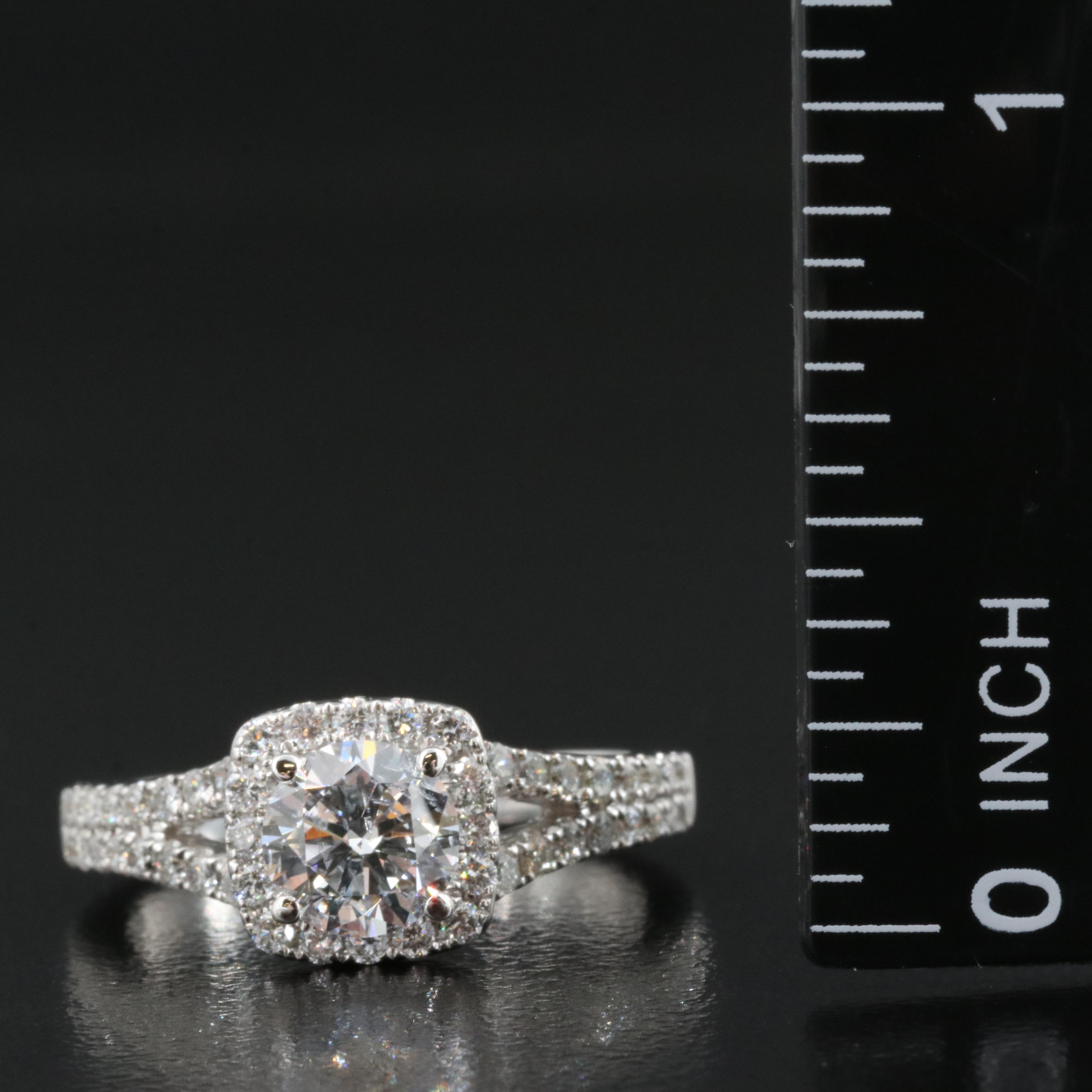 14K 1.35 CTW Lab Grown Diamond Ring