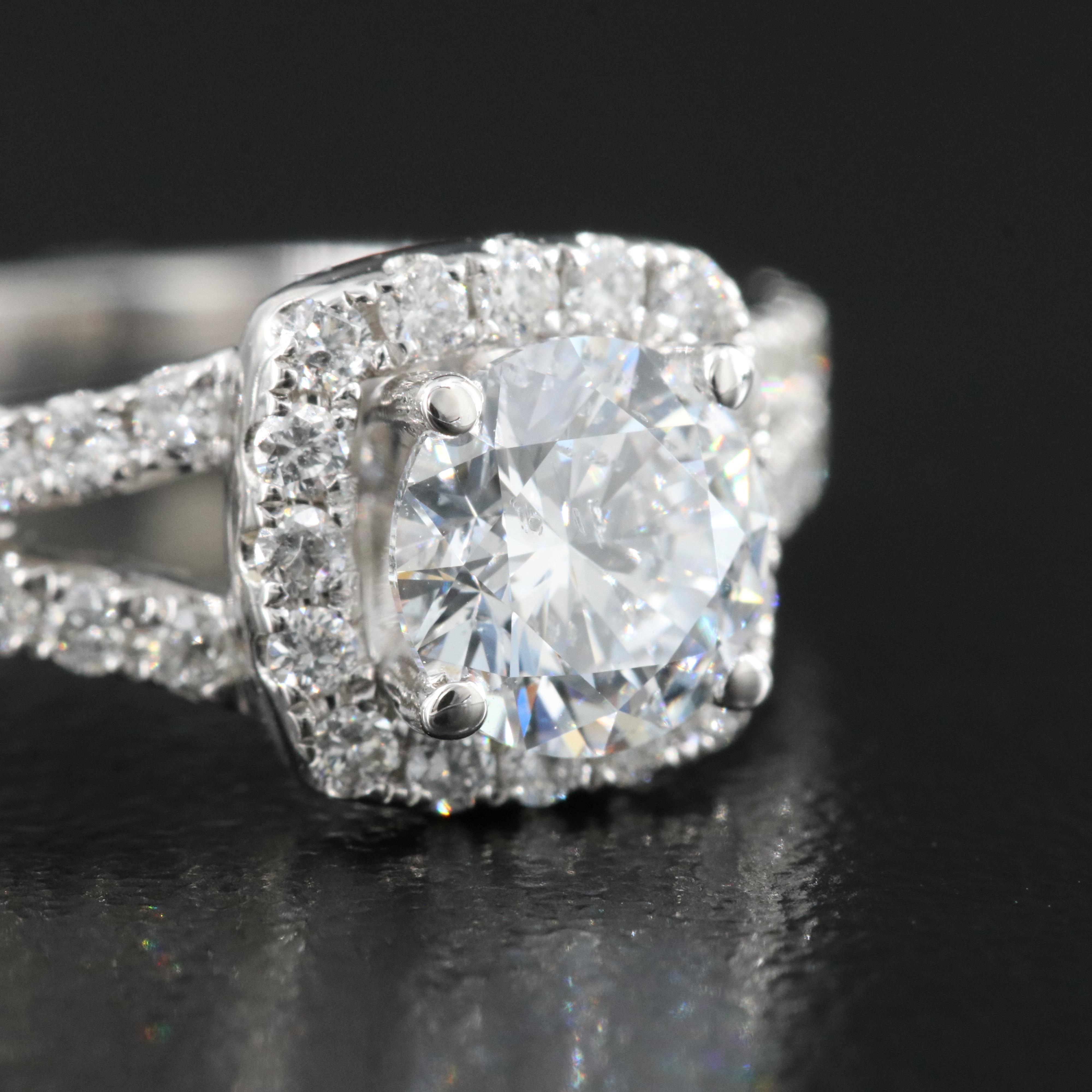 14K 1.35 CTW Lab Grown Diamond Ring