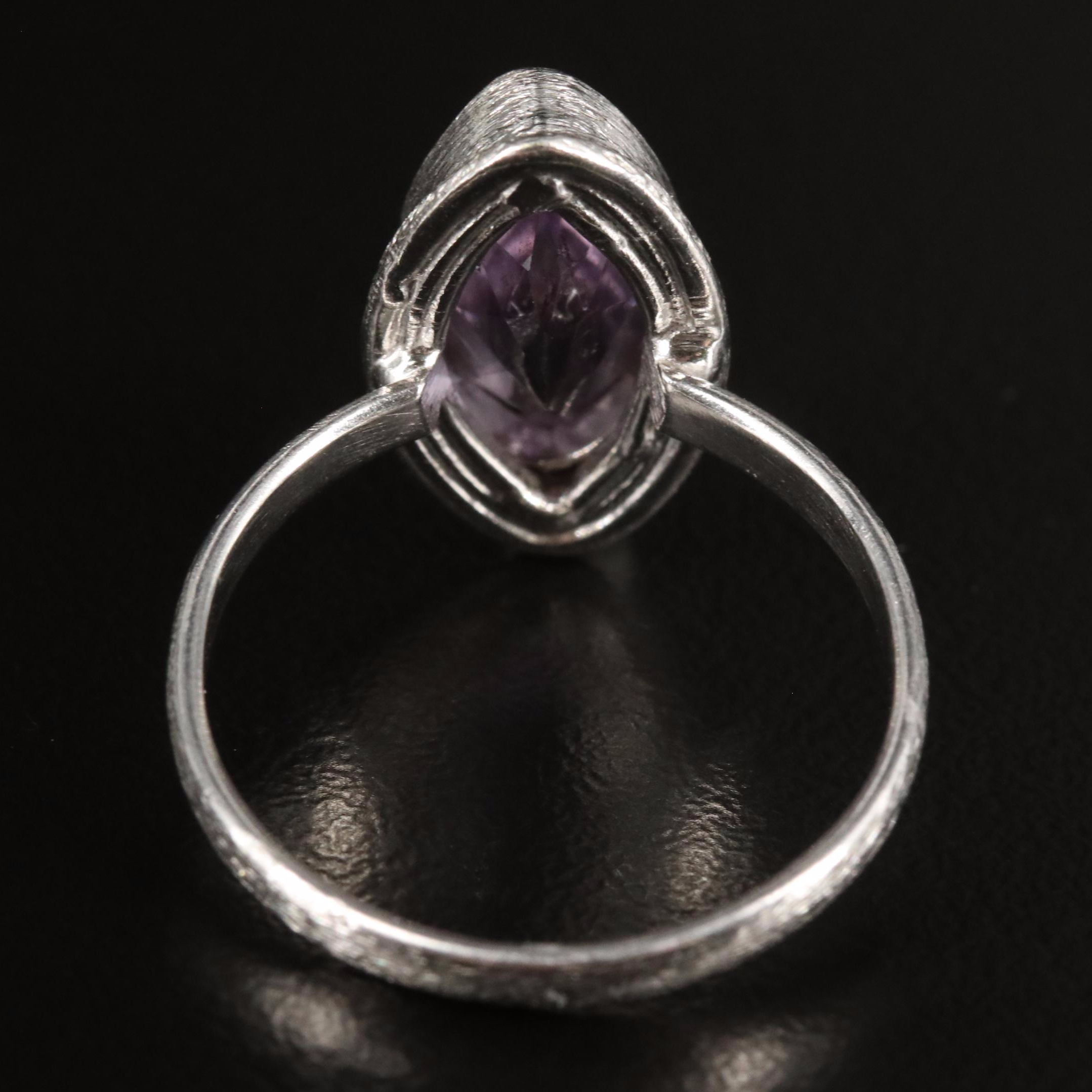 Amethyst Marquise Ring