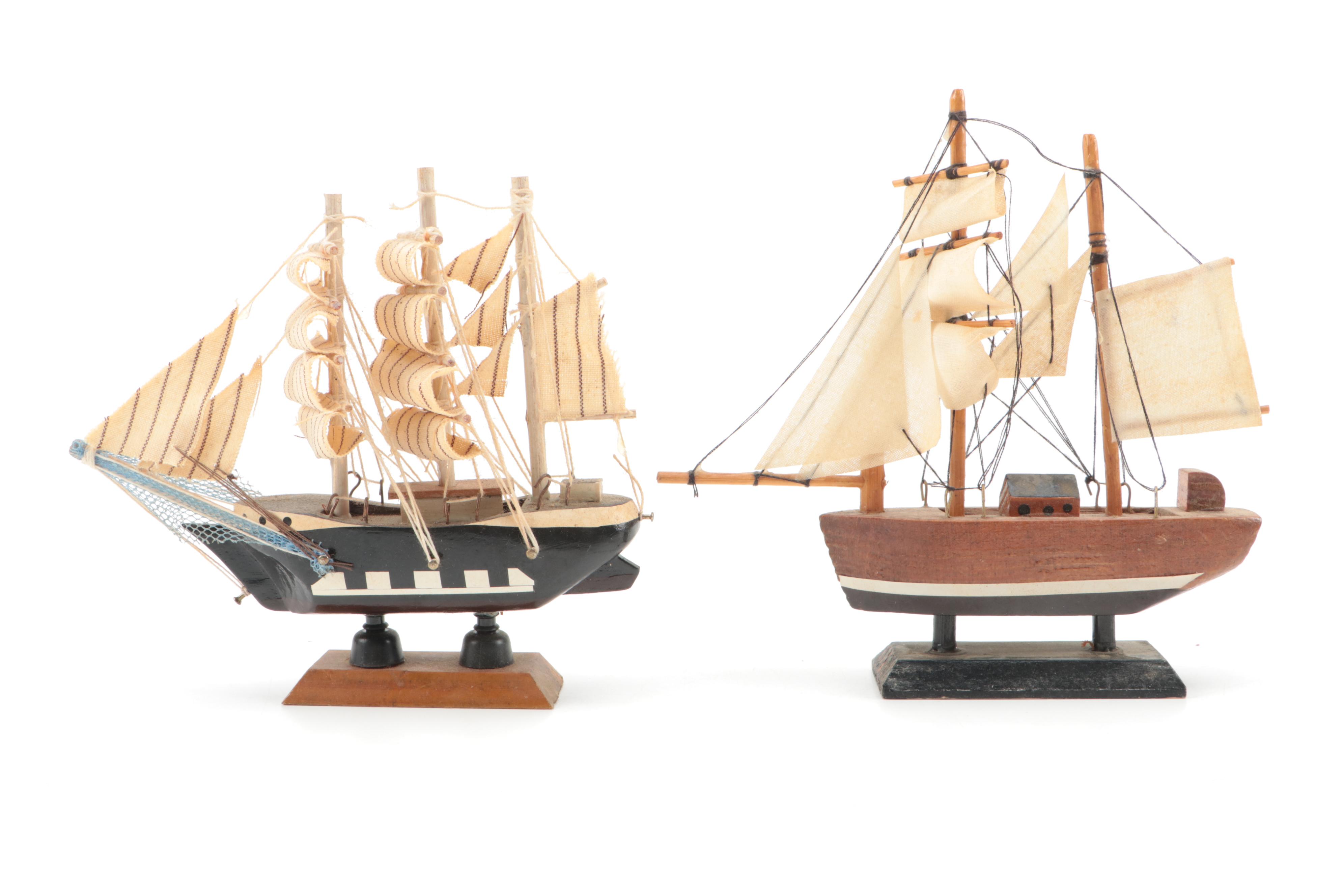 Miniature Galleon Ships
