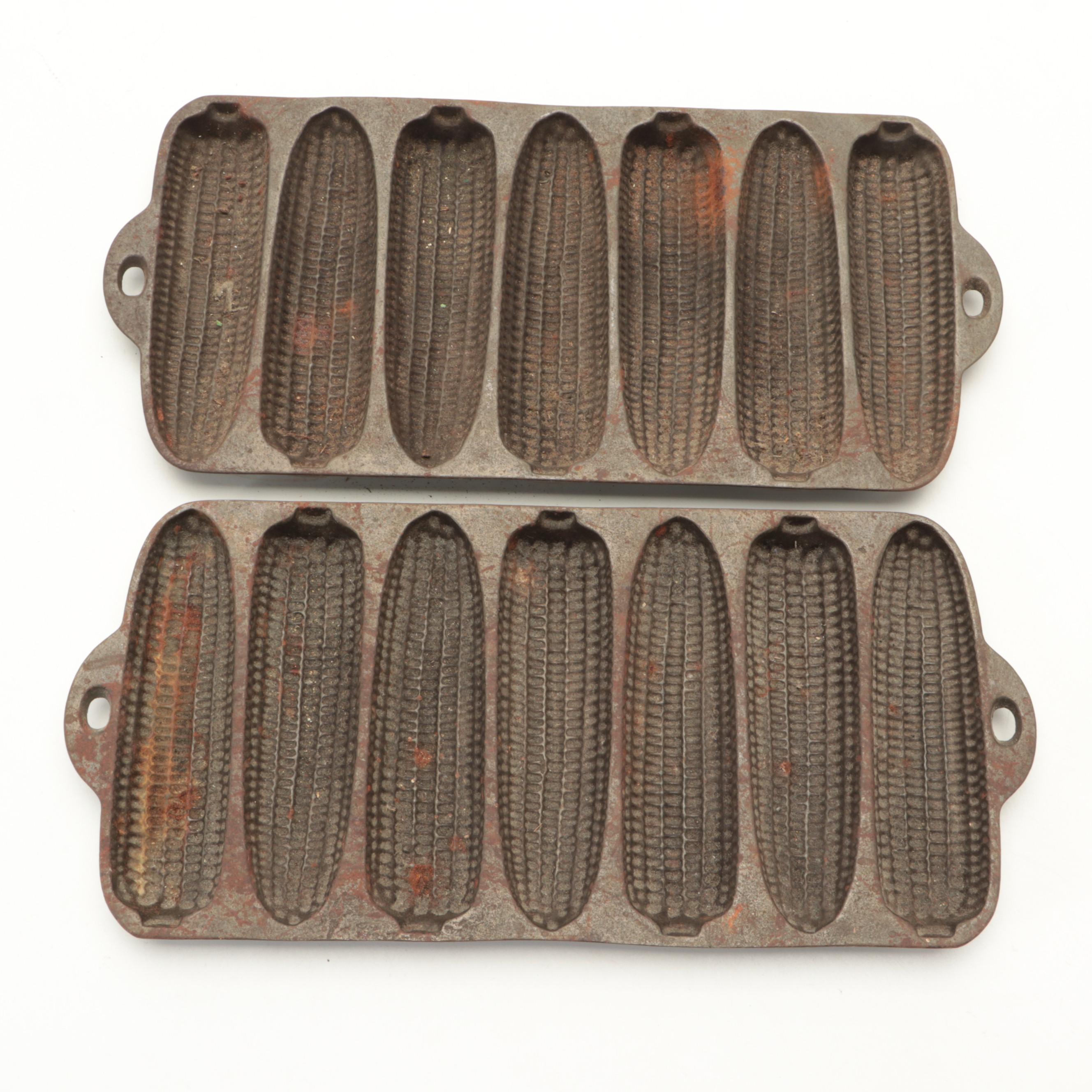 Wagner Cast Iron Dutch Oven with Other Cornbread Molds