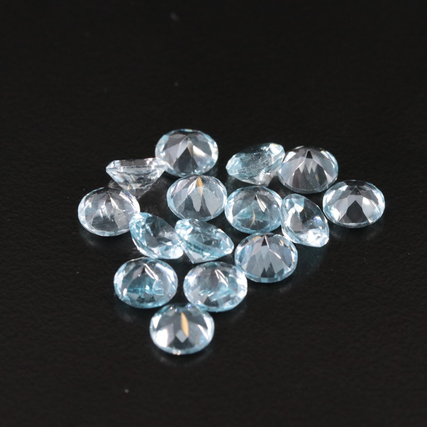 Loose 15.27 CTW Blue Topaz