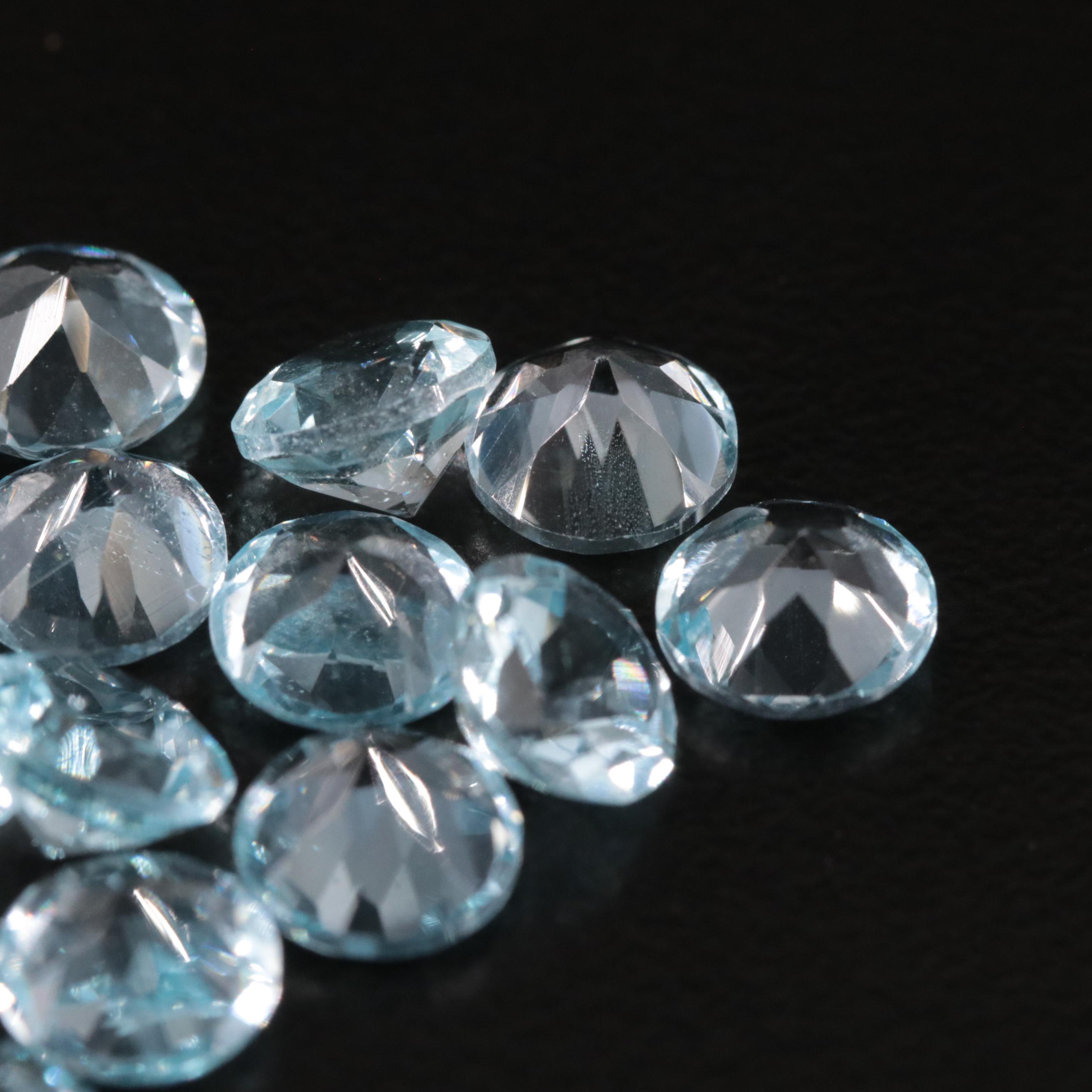 Loose 15.27 CTW Blue Topaz