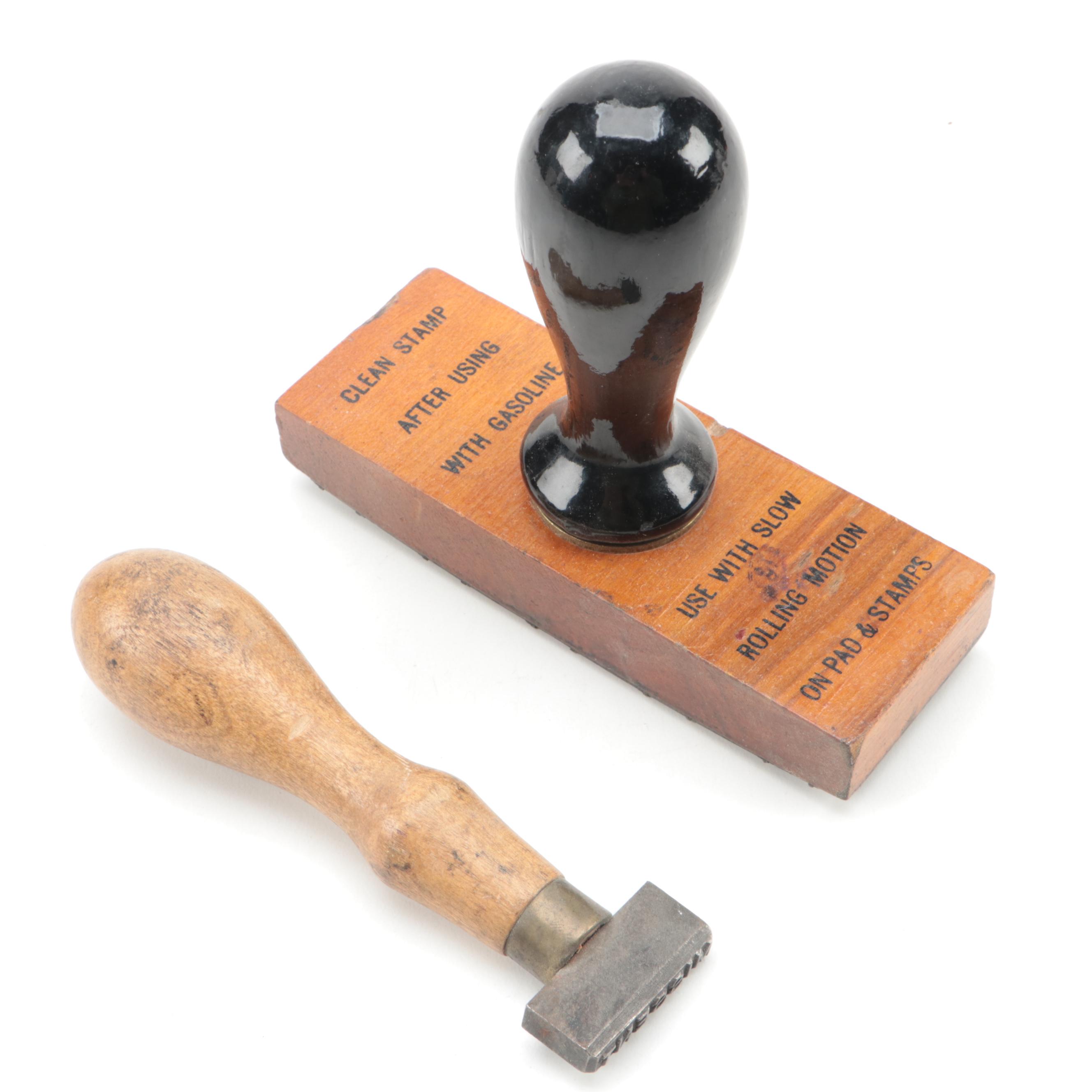 Fulton Specialty Co. and Other Date and Time Stamps, 20th Century