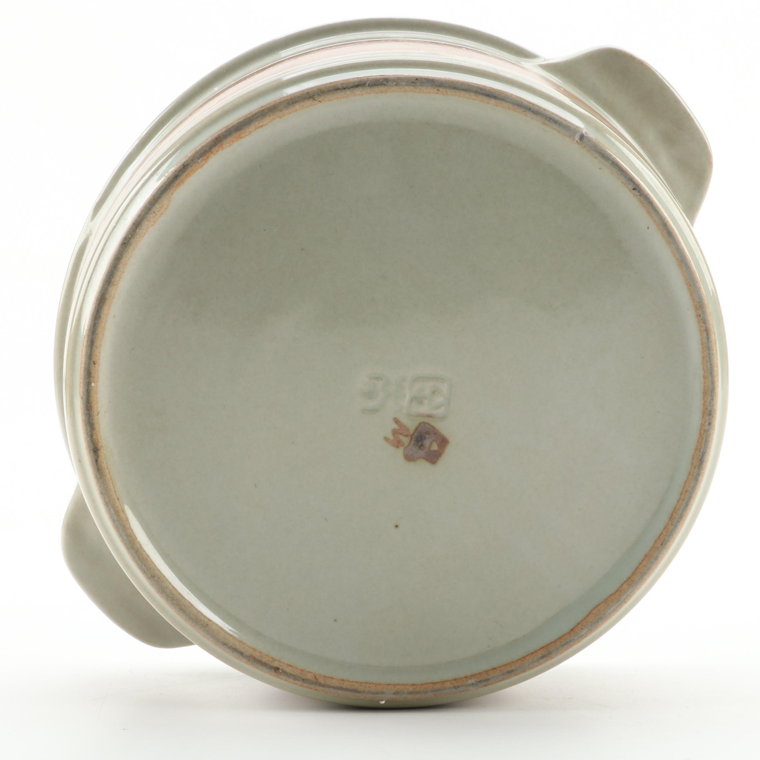 Earthenware Coveres Casserole and Plates