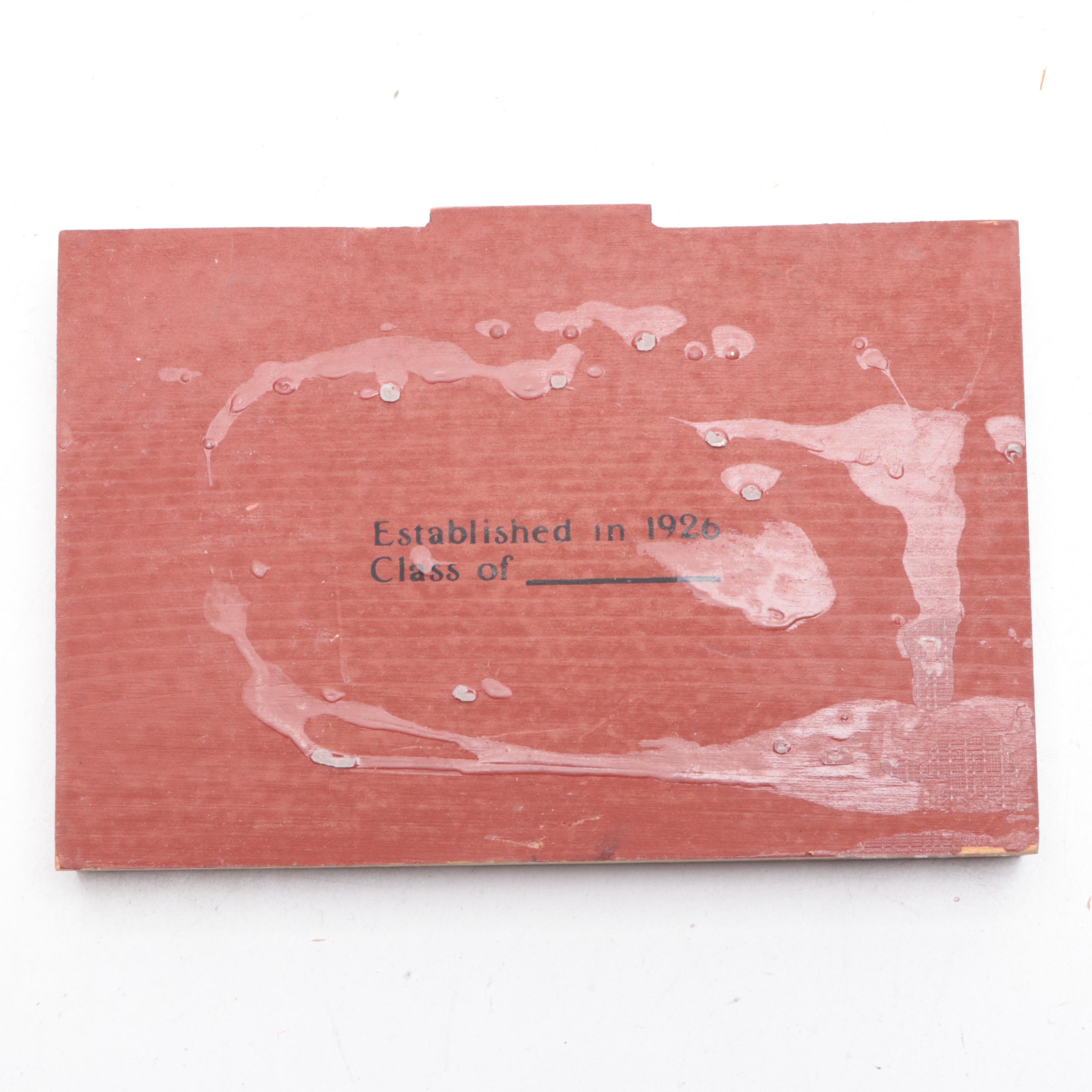 Cotton Art "My Home Towne" Wooden Maryland Historical Building Miniature Facades