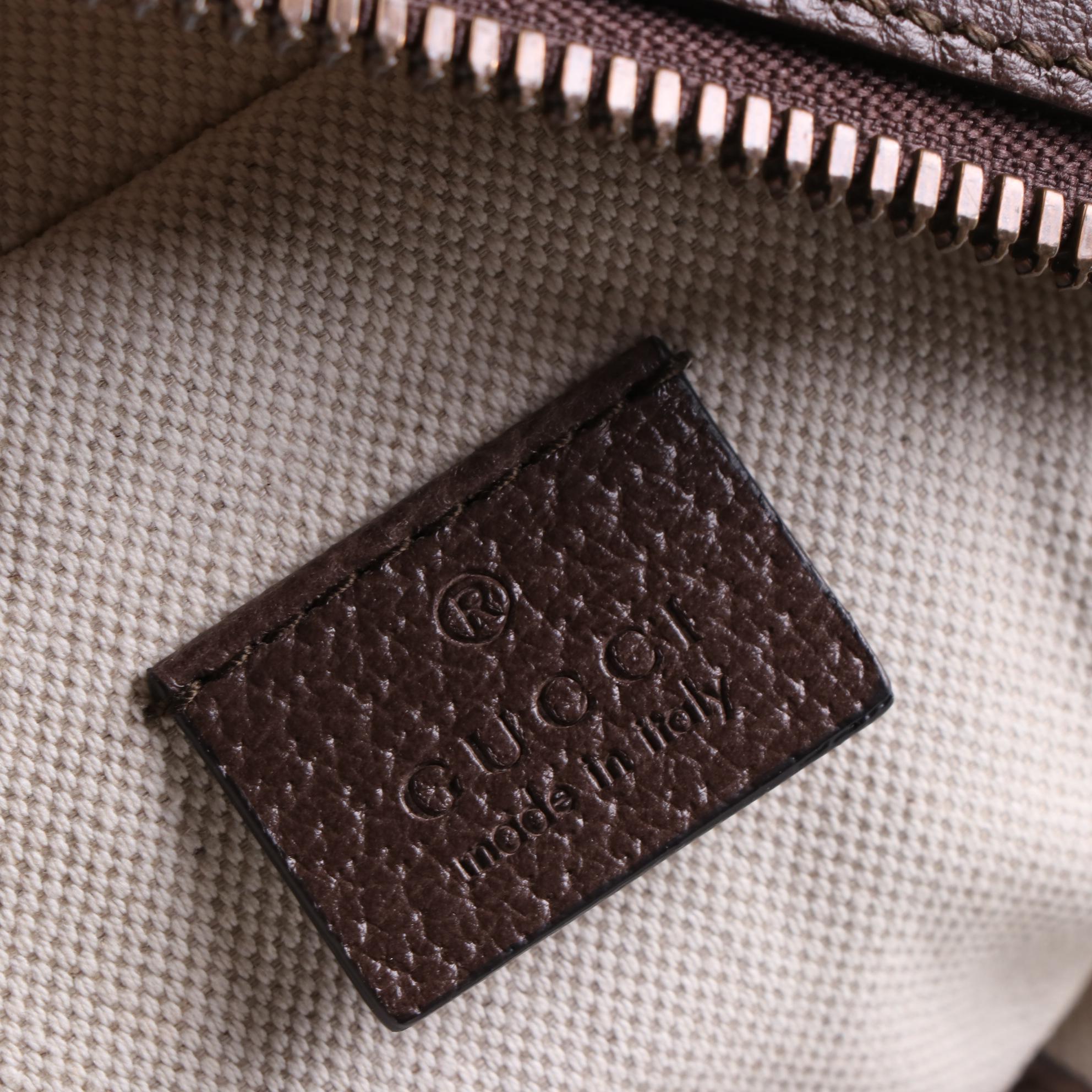 Gucci Backpack in GG Supreme and Chevron Printed Coated Canvas