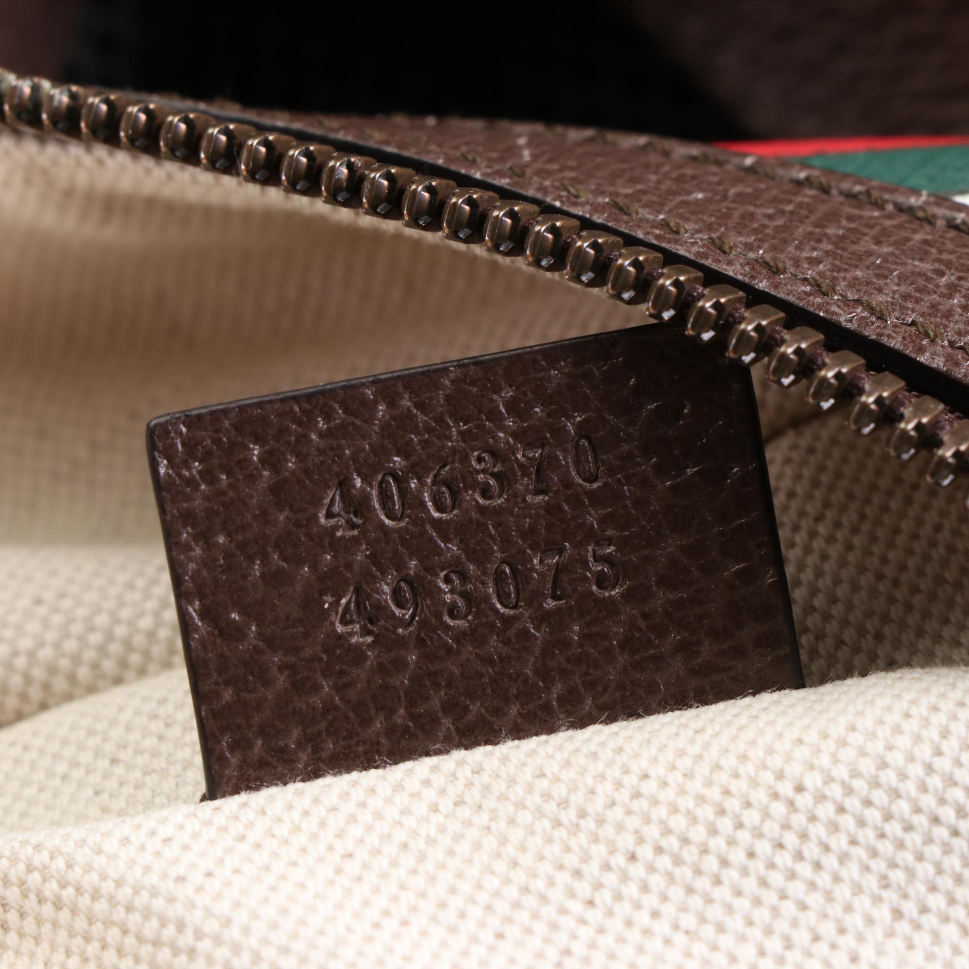 Gucci Backpack in GG Supreme and Chevron Printed Coated Canvas