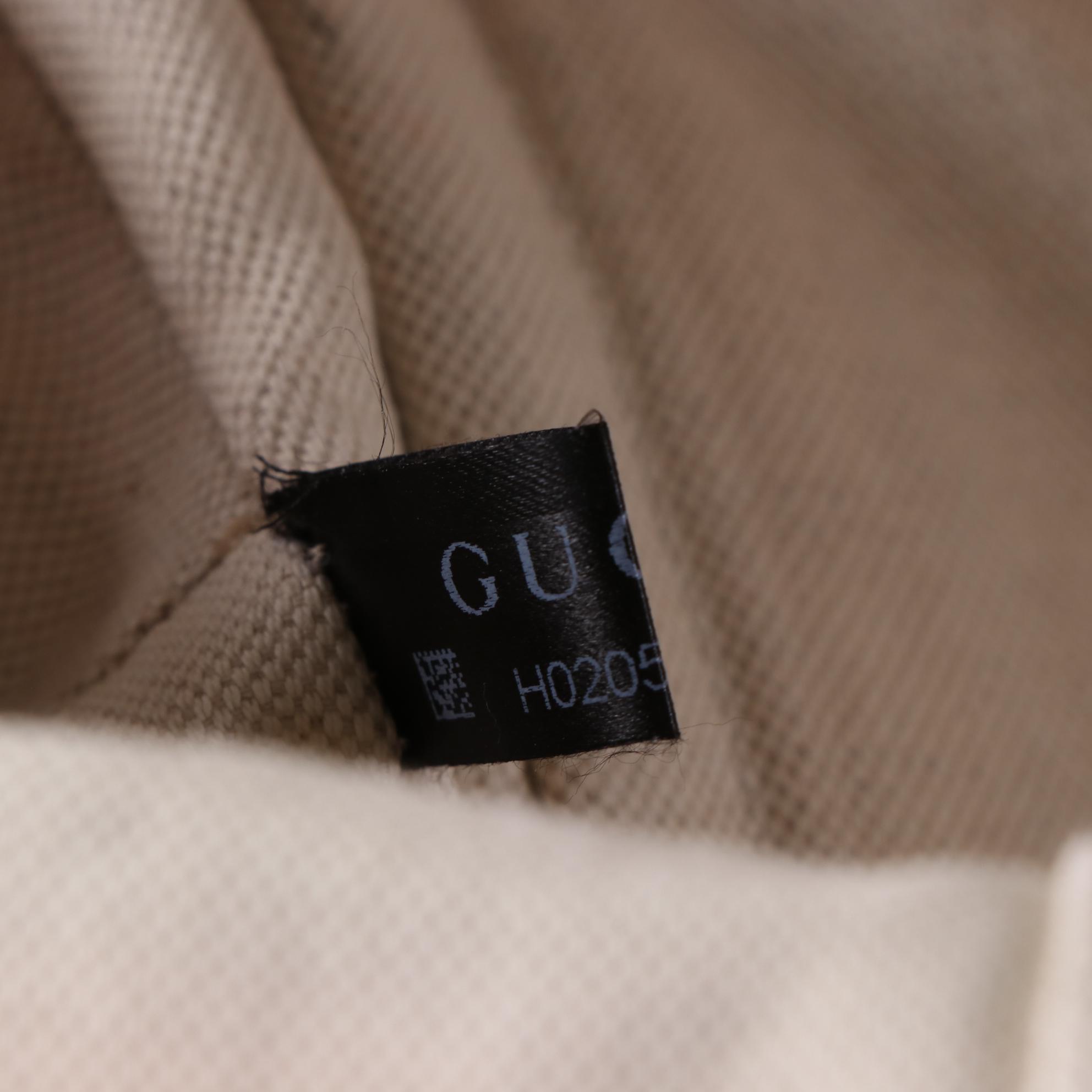 Gucci Backpack in GG Supreme and Chevron Printed Coated Canvas