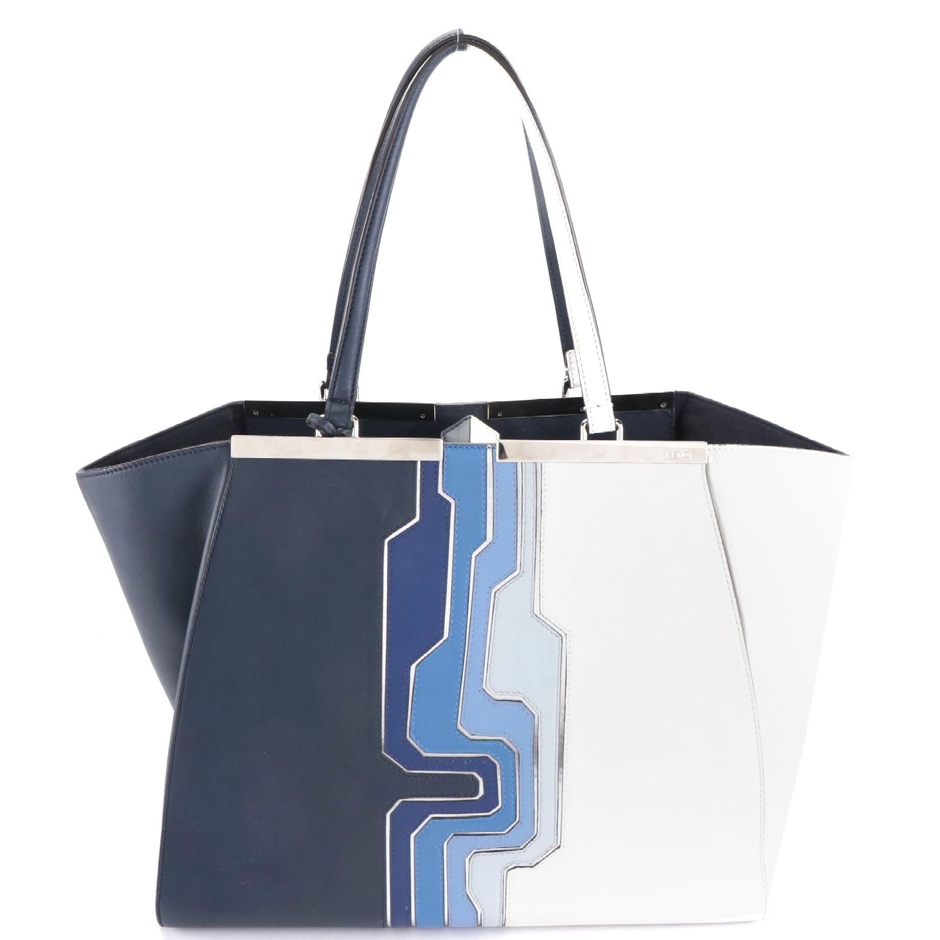 Fendi Circuit Large 3Jours Tote Bag in Multicolor Leather