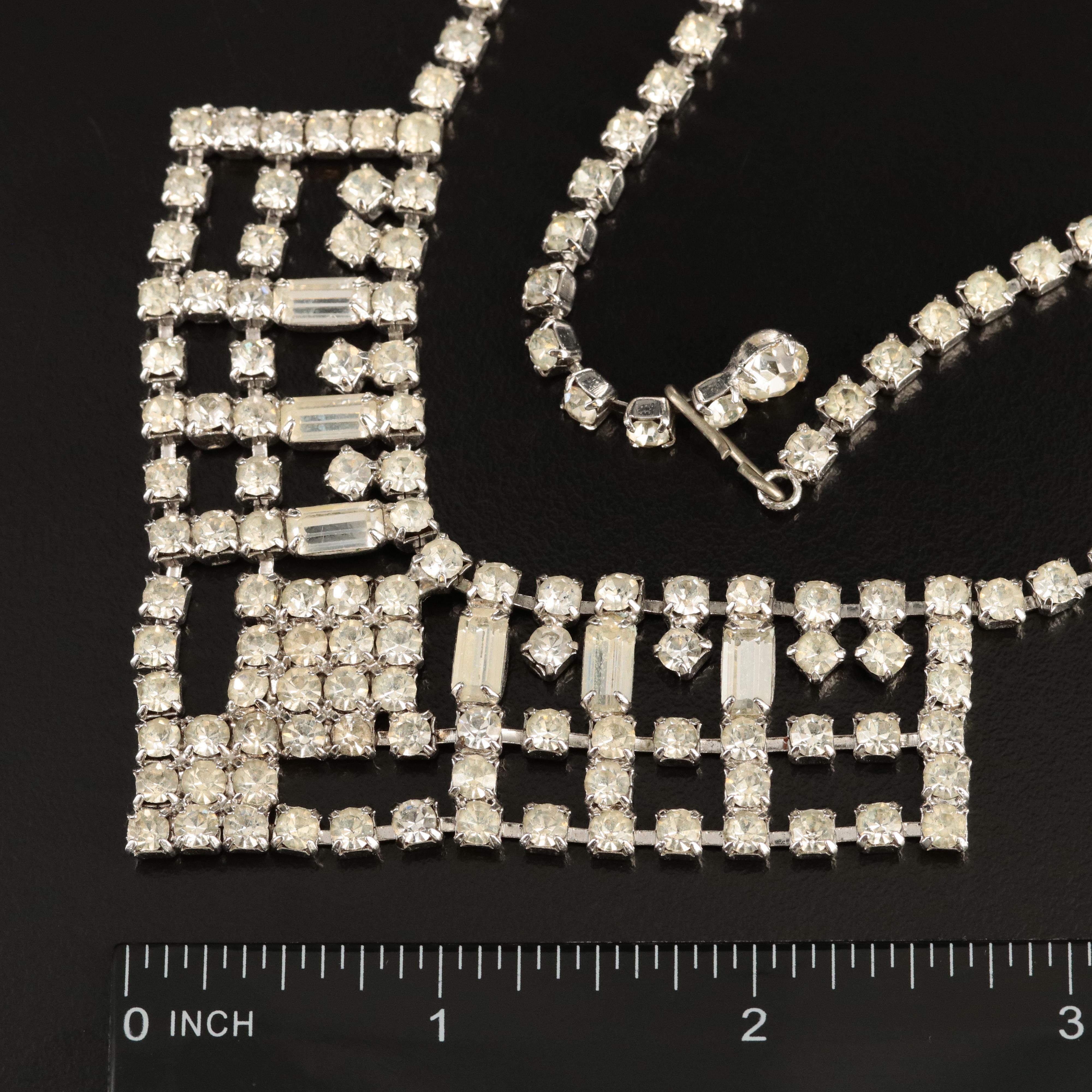 1940s Rhinestone Necklace
