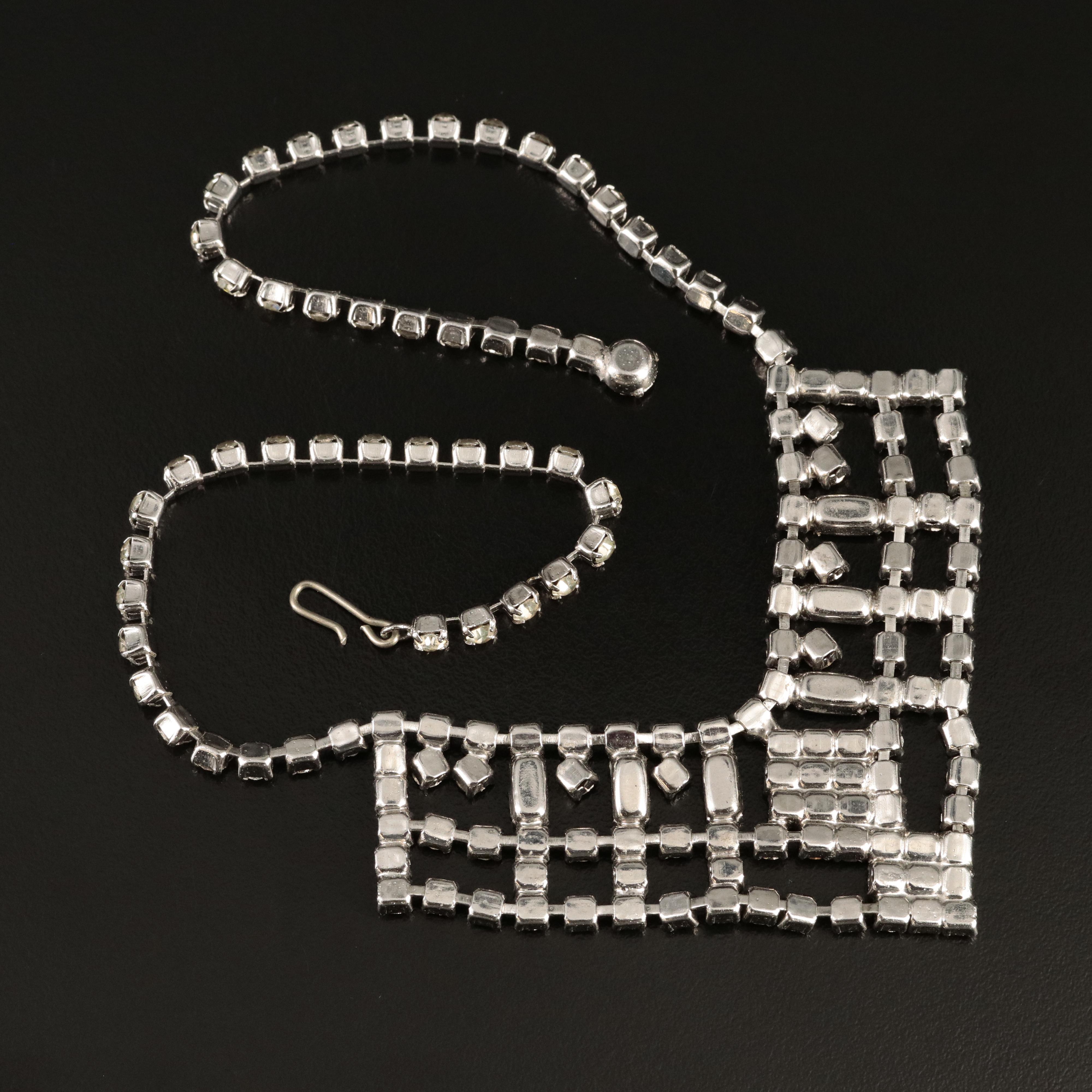 1940s Rhinestone Necklace