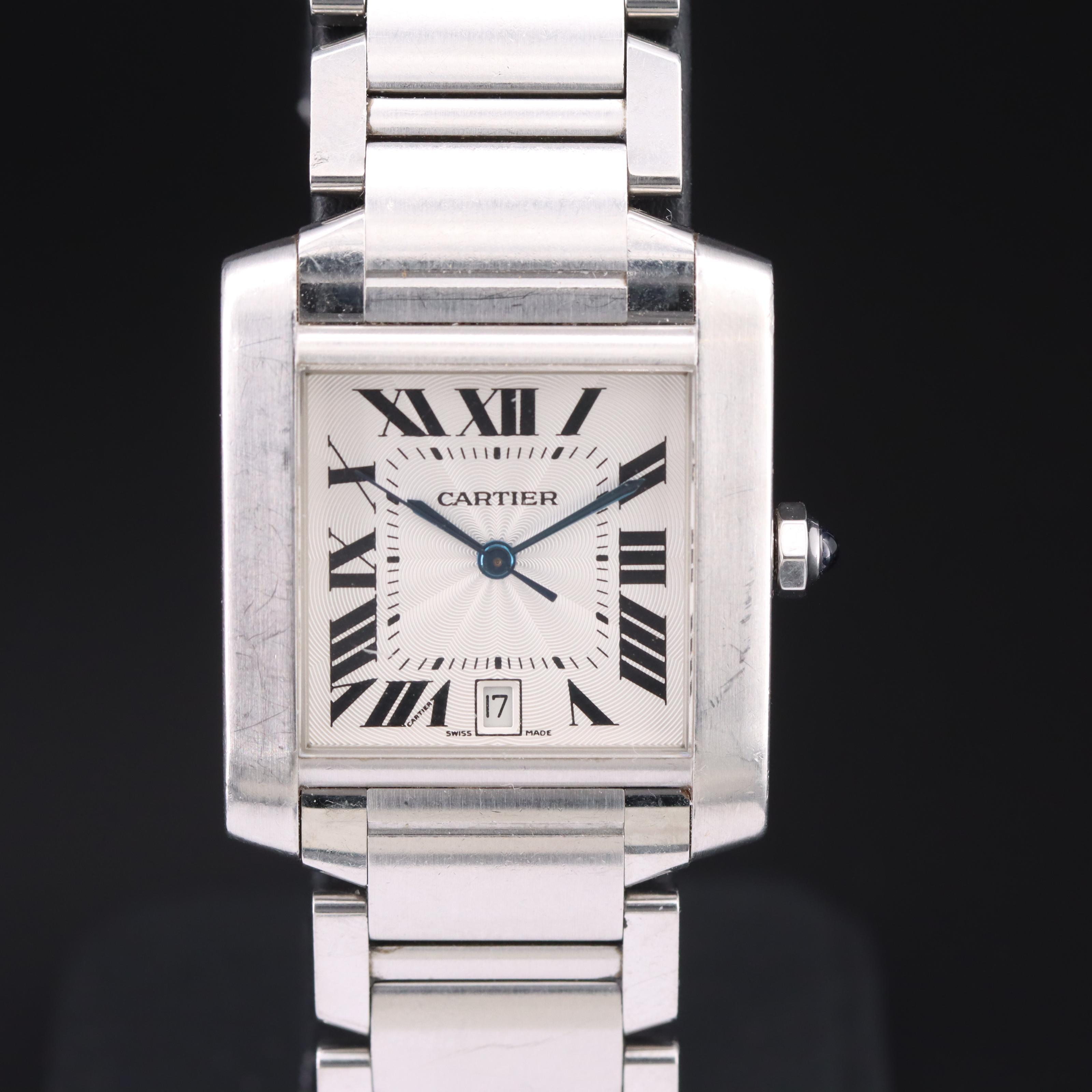 Cartier Tank Francaise Automatic Stainless Steel Watch
