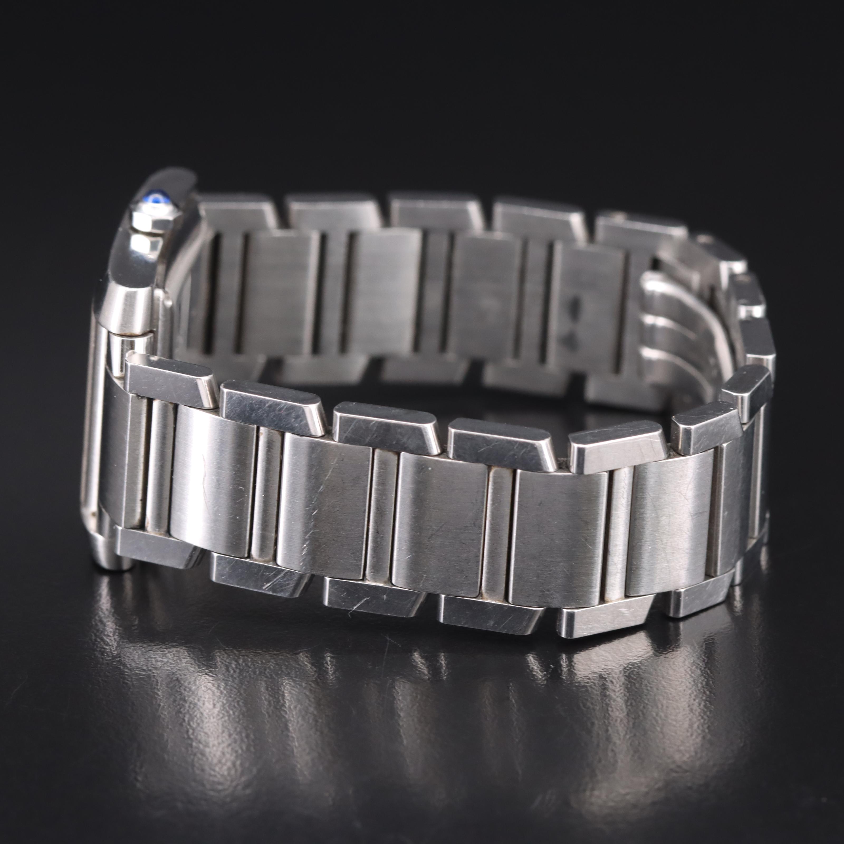 Cartier Tank Francaise Automatic Stainless Steel Watch