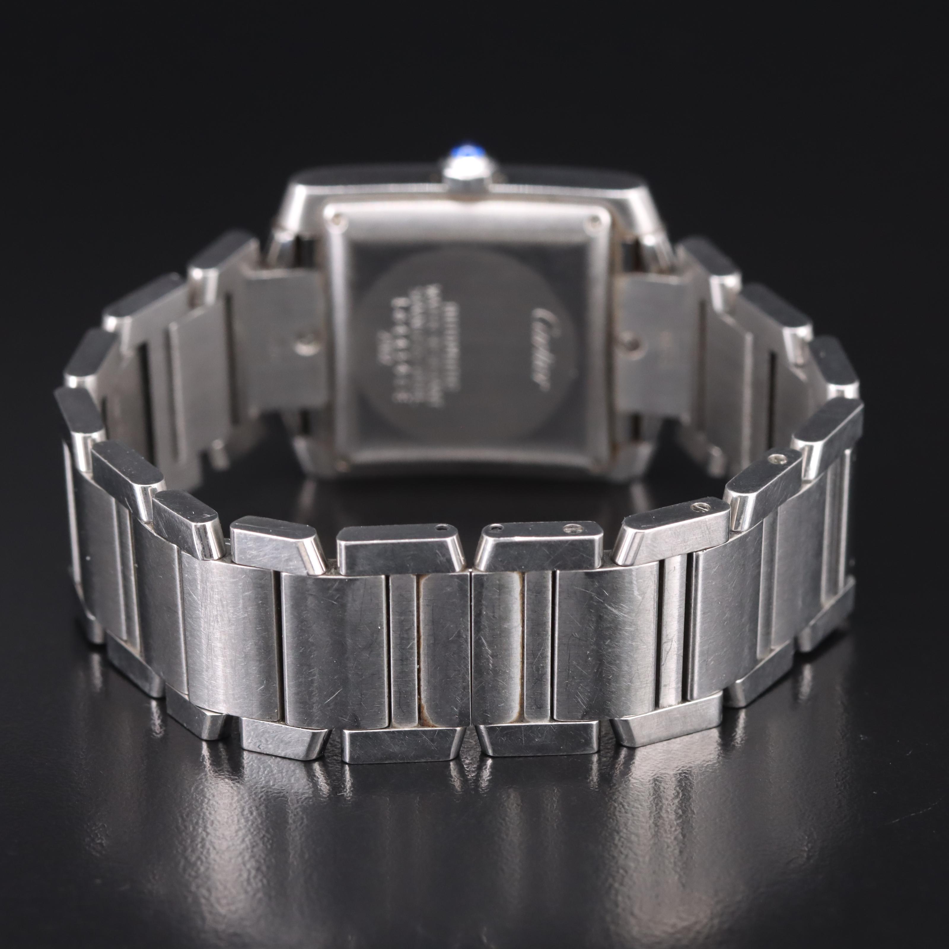 Cartier Tank Francaise Automatic Stainless Steel Watch