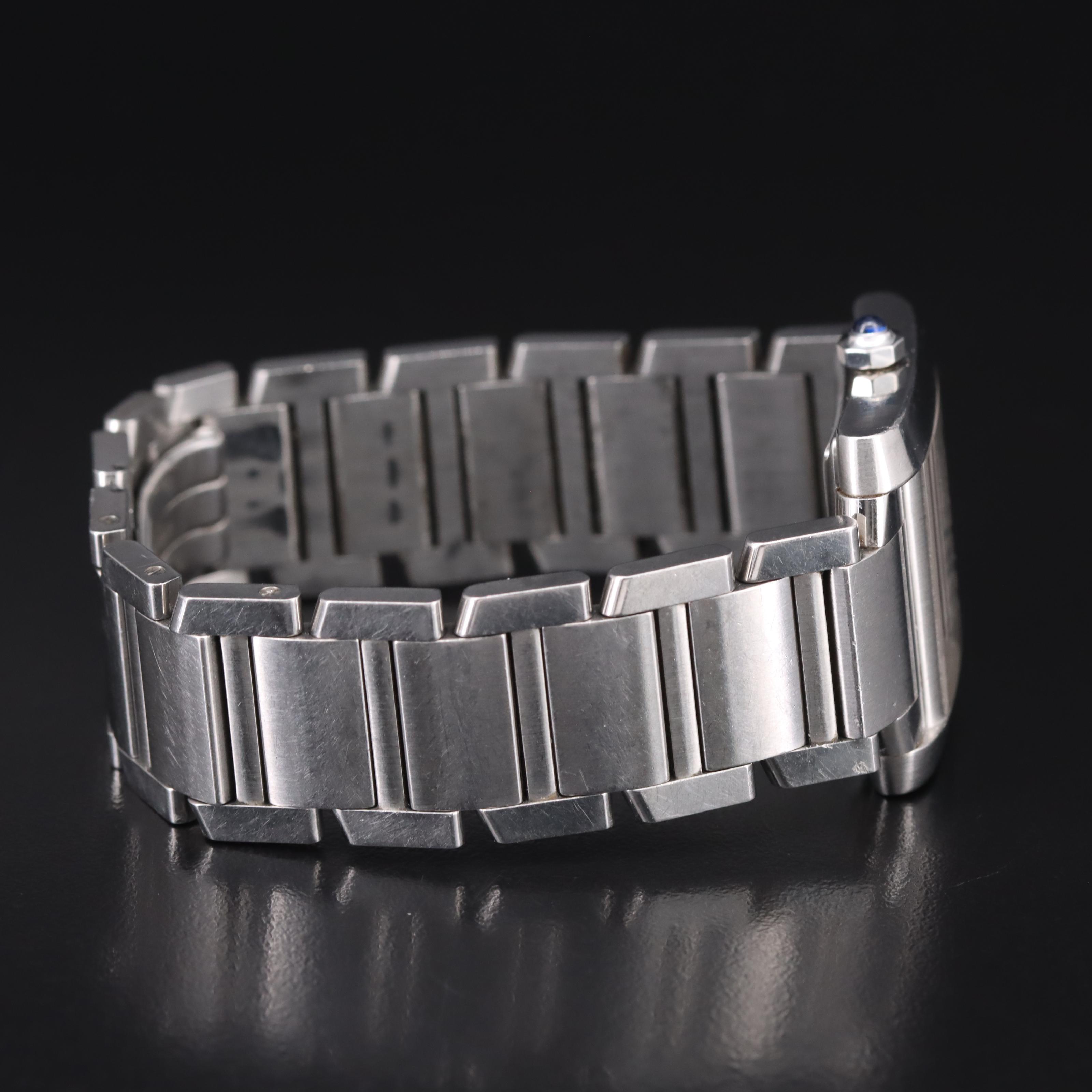 Cartier Tank Francaise Automatic Stainless Steel Watch