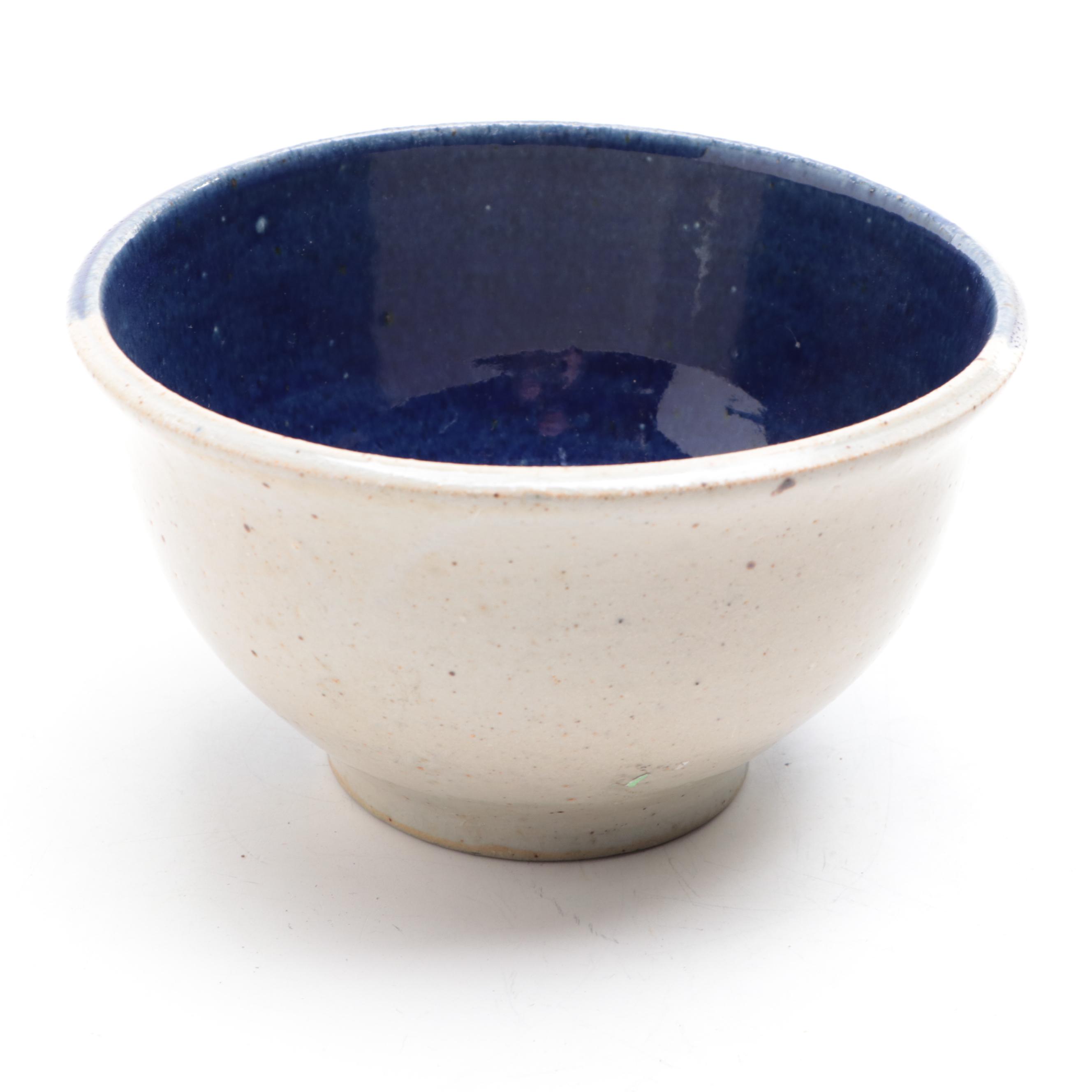 Handmade Studio Art Pottery Bowls, Late 20th/21st Century