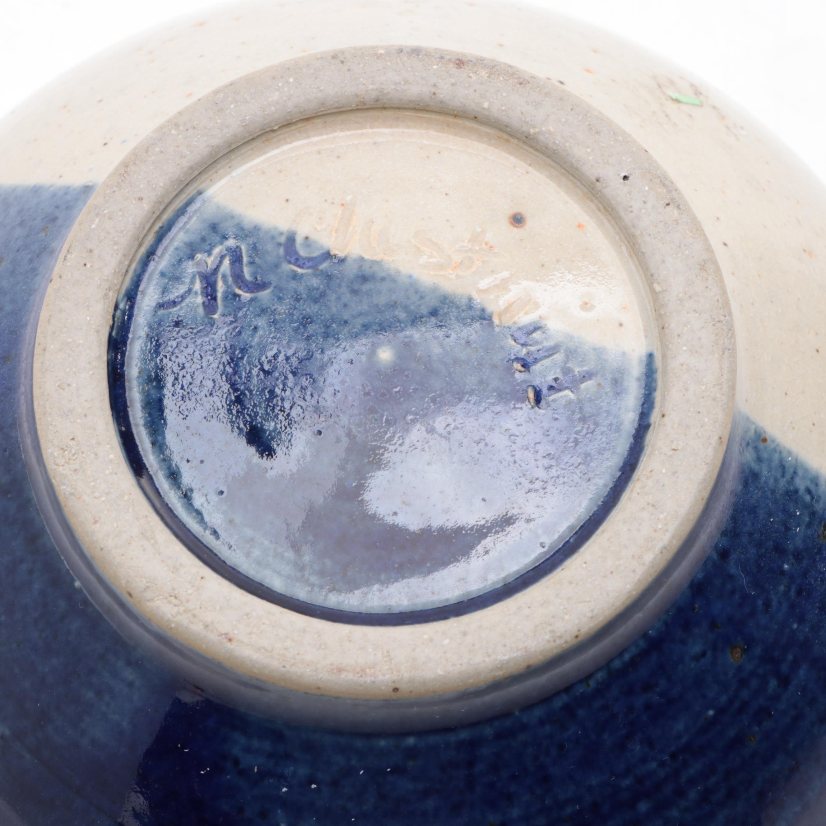 Handmade Studio Art Pottery Bowls, Late 20th/21st Century