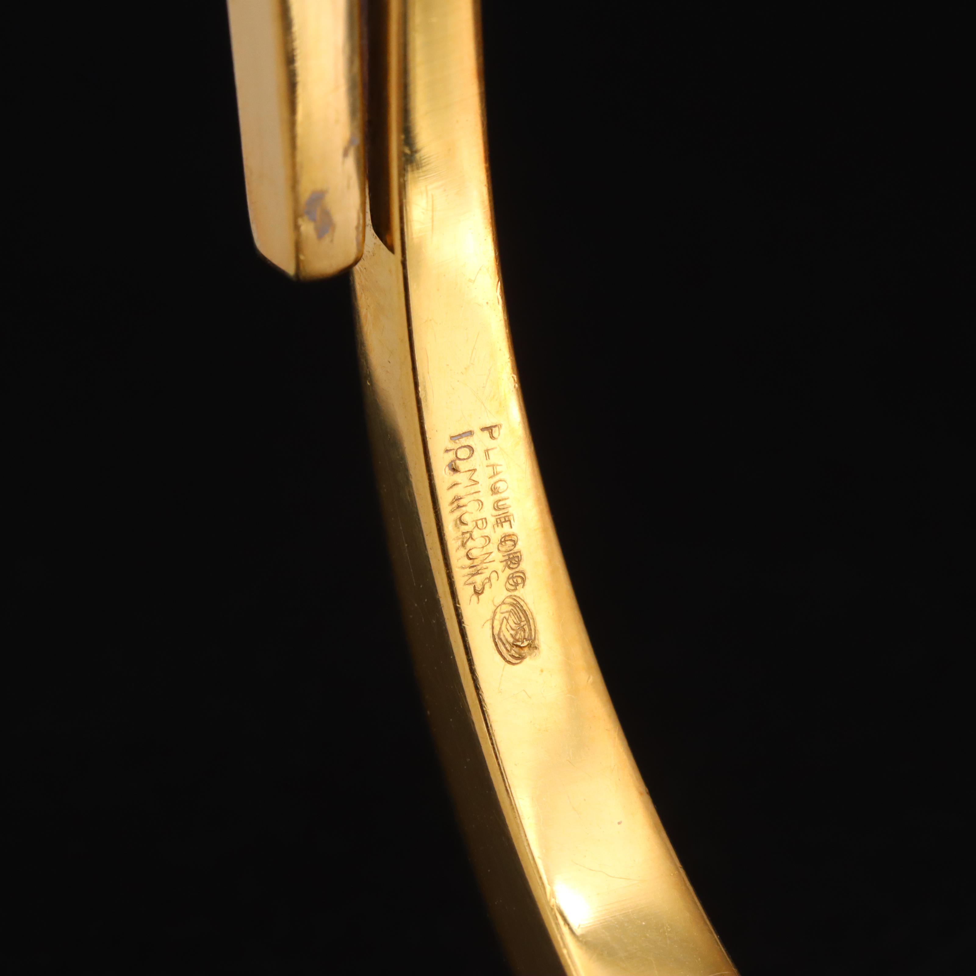 Hinged Bangle with Covered Swiss Watch