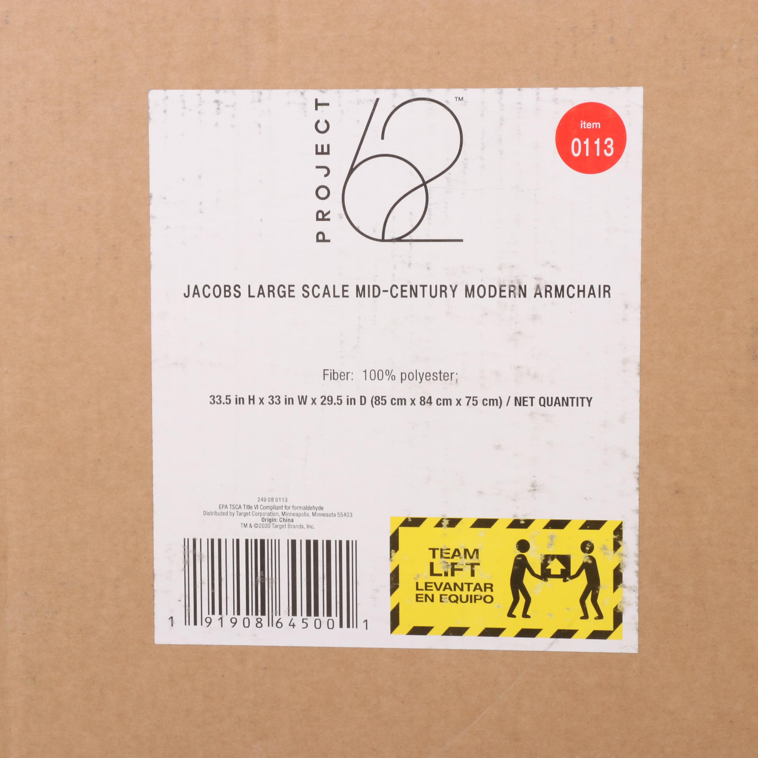 Project 62 Jacobs Mid Century Modern Armchair