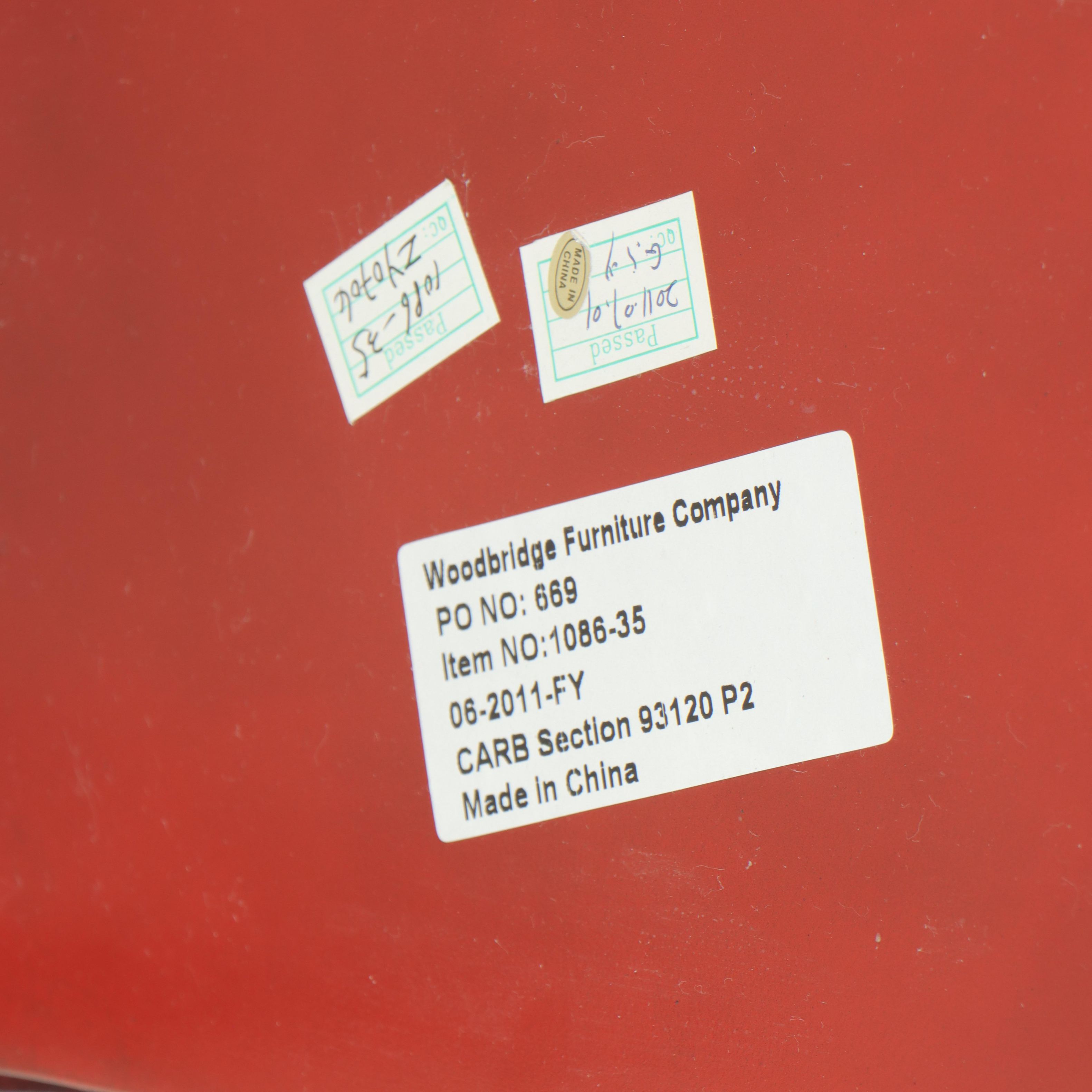 Woodbridge Furniture Co. French Provincial Style Mahogany-Stained Side Table