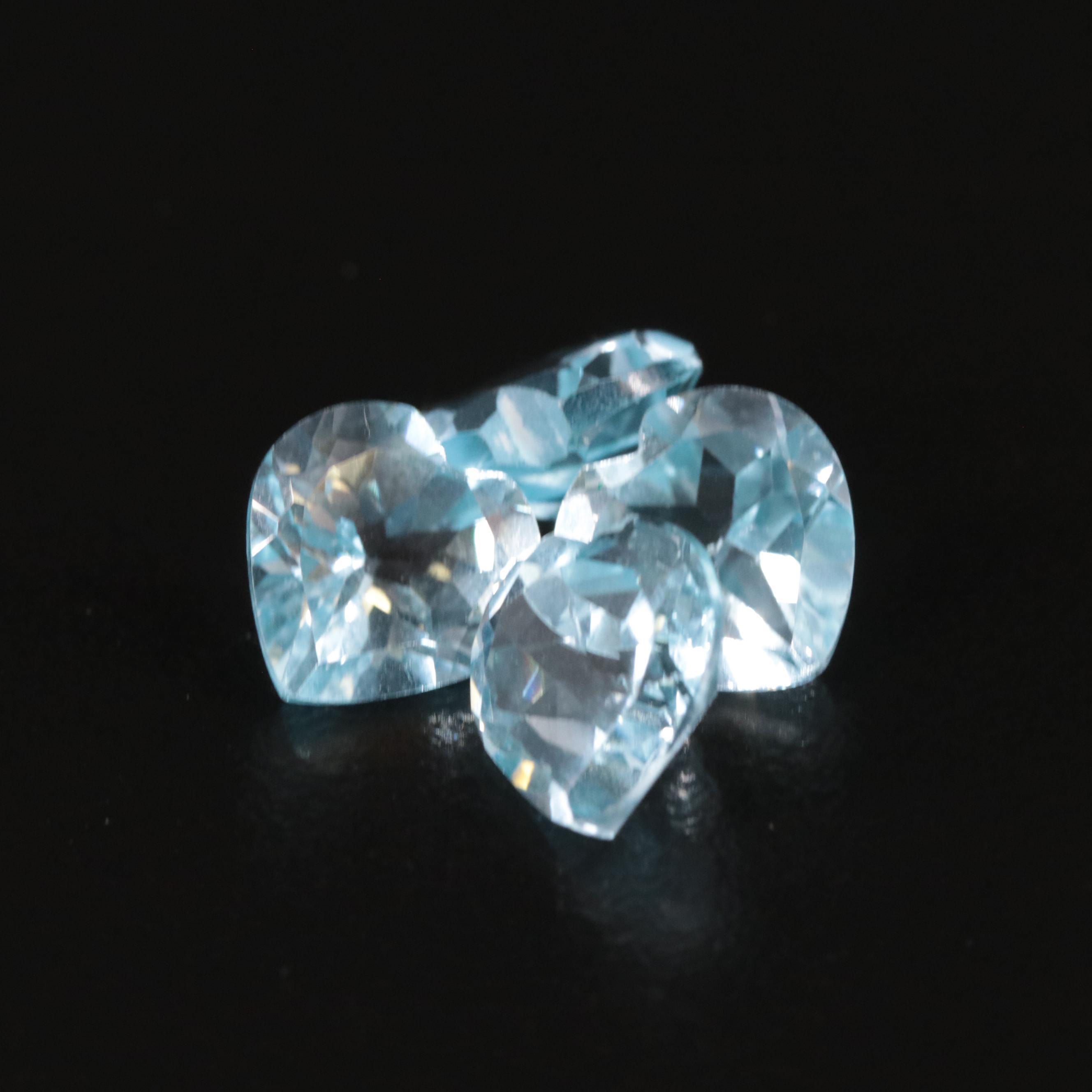 Loose 12.34 CTW Blue Topaz