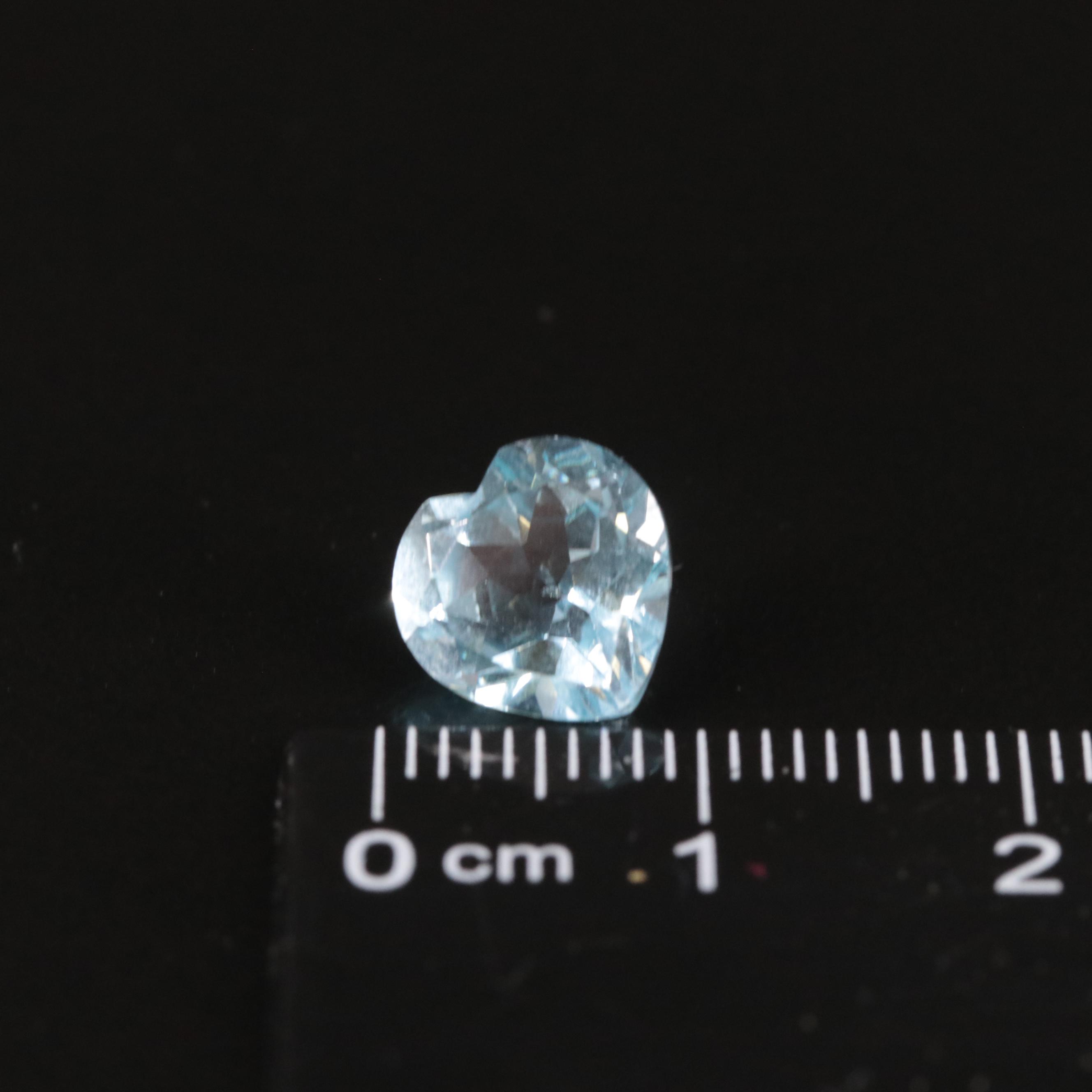 Loose 12.34 CTW Blue Topaz